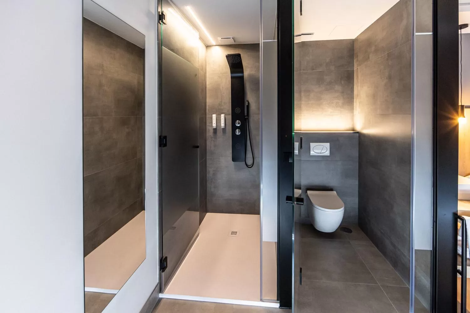 Shower in Hospedium Hotel Devalar Do Mar