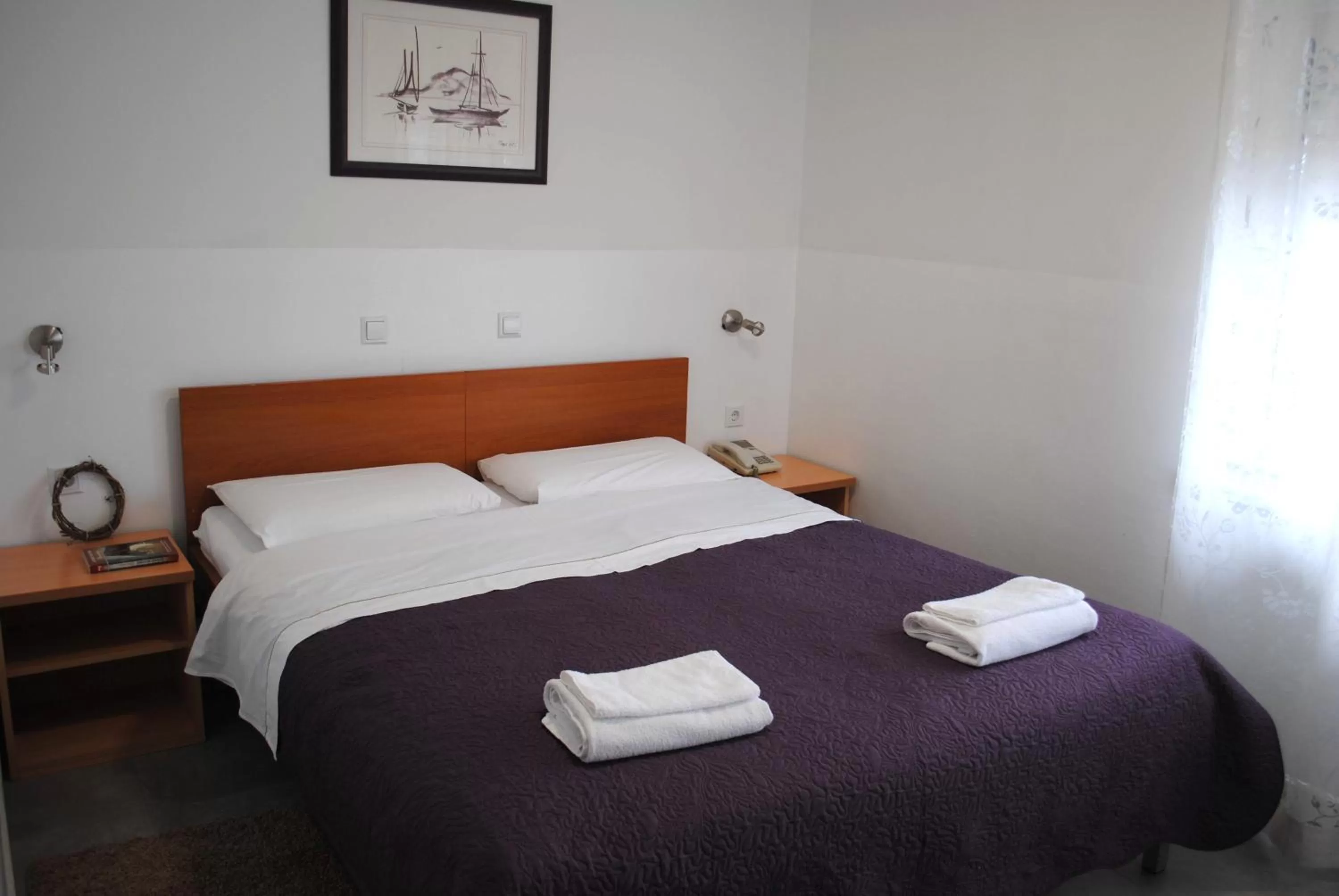 Bed in Hotel Fala Zagreb