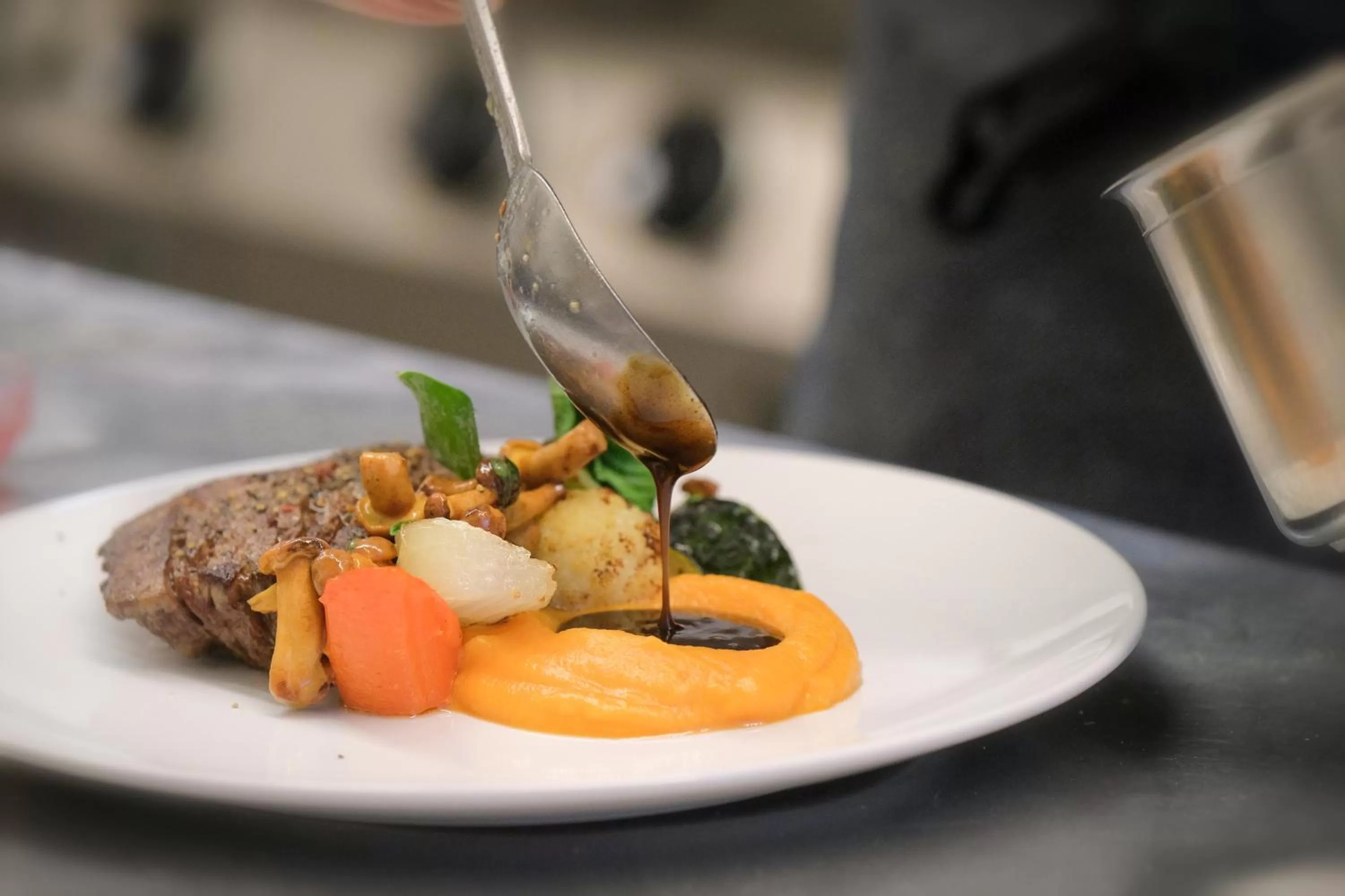 Food close-up in 2tHEIMAT - Hotel & Restaurant