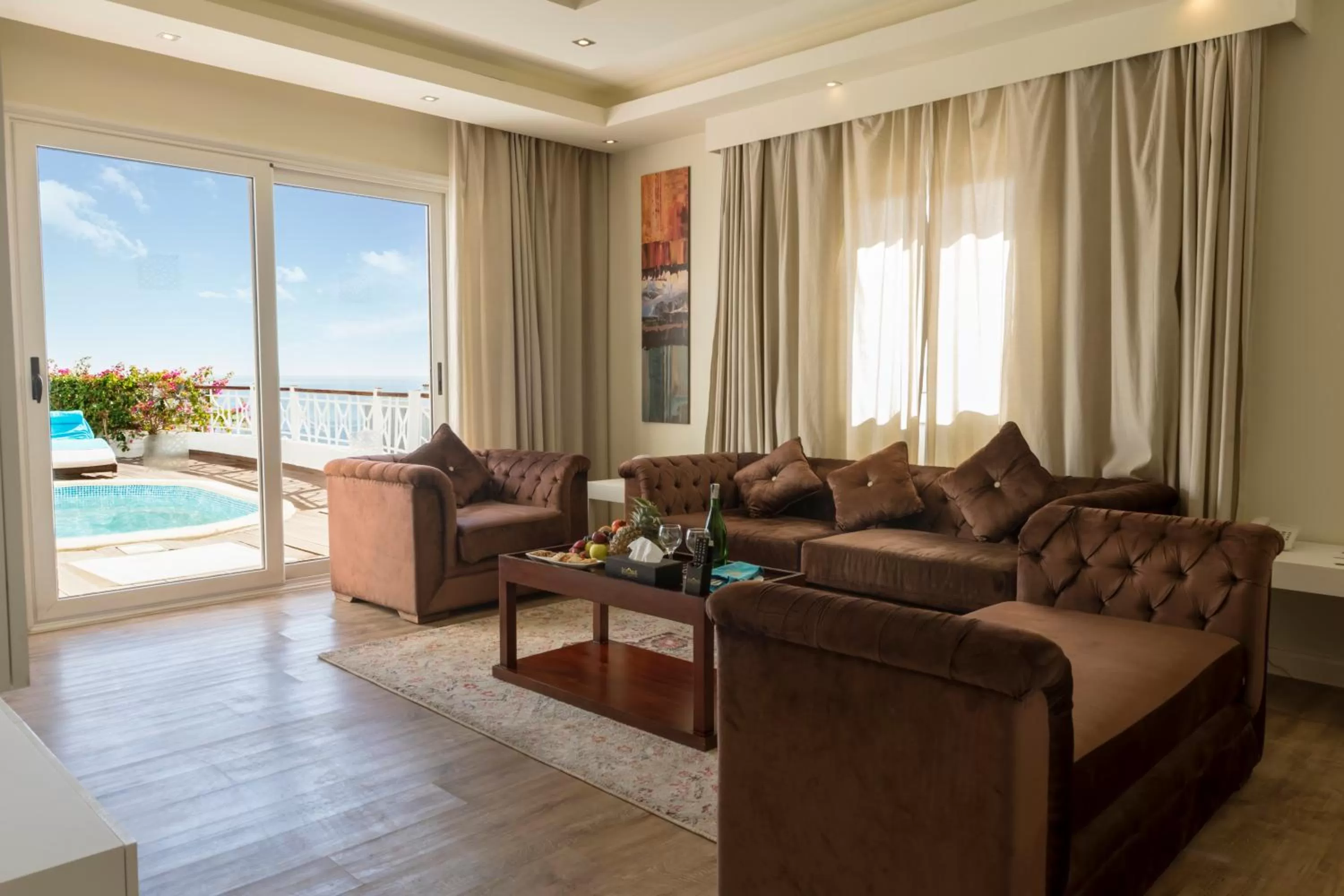 Living room in Sunrise Montemare Resort -Grand Select