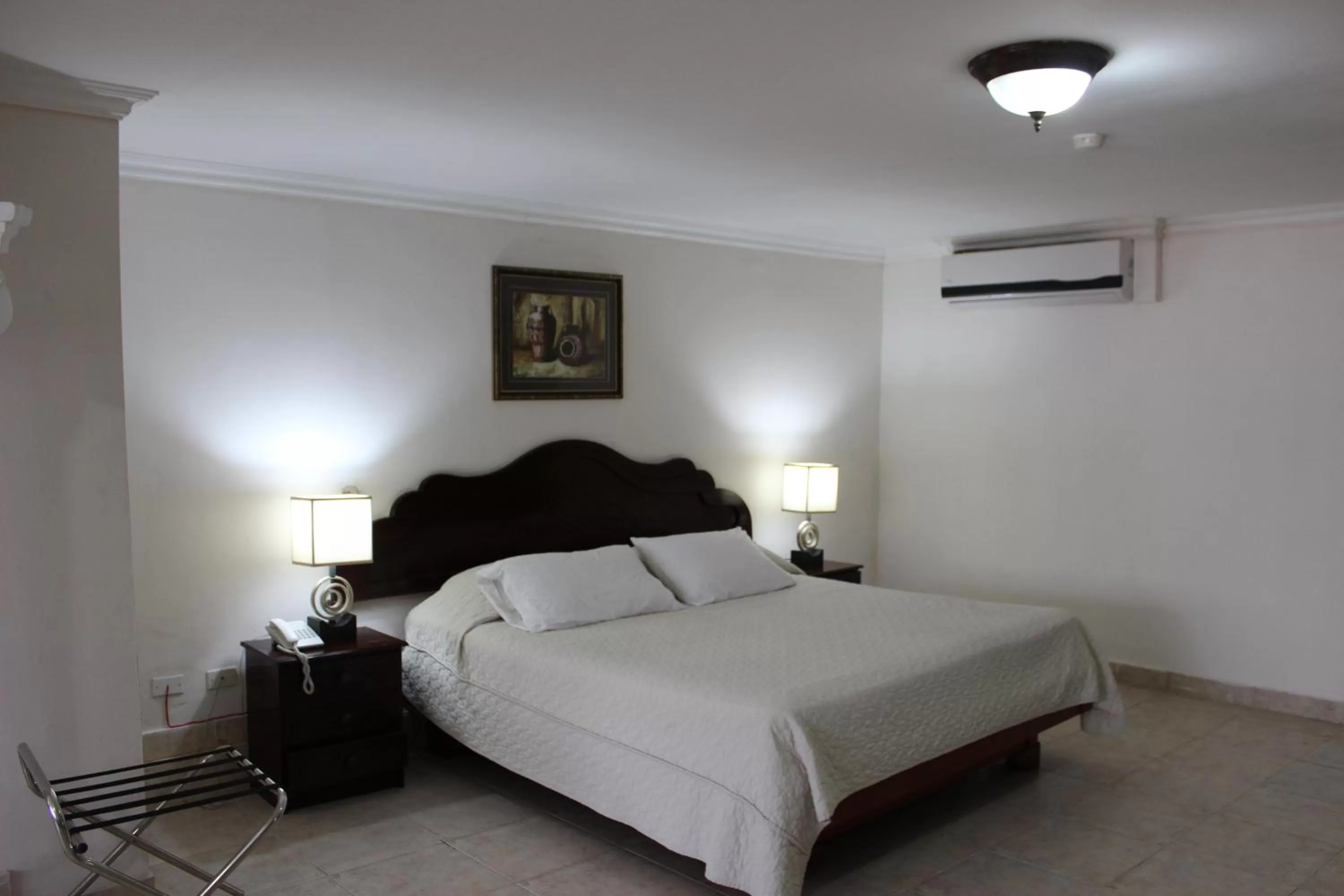 Bed in Hotel Parador