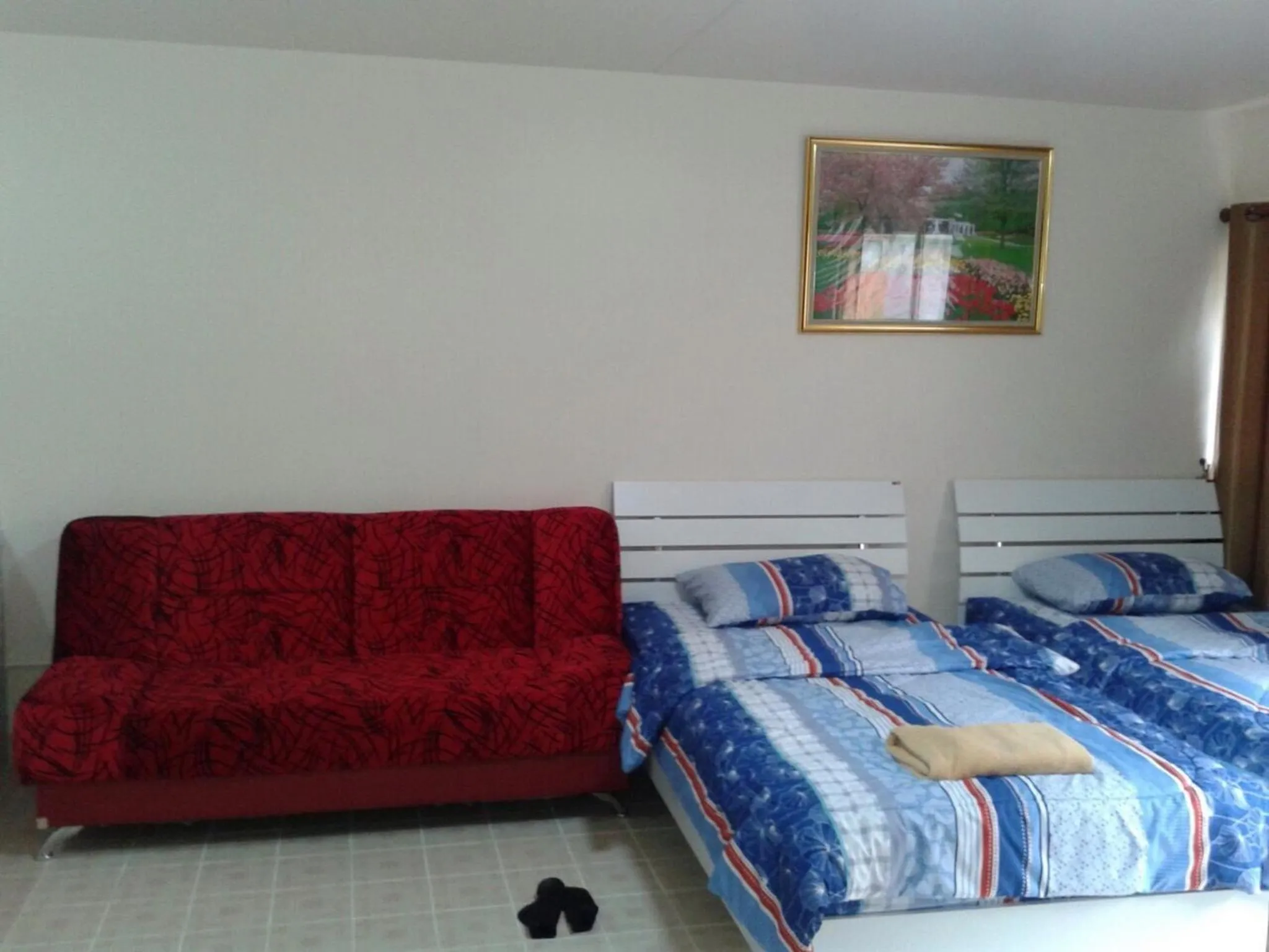 Bed in Smart Residence@Muengthongthani