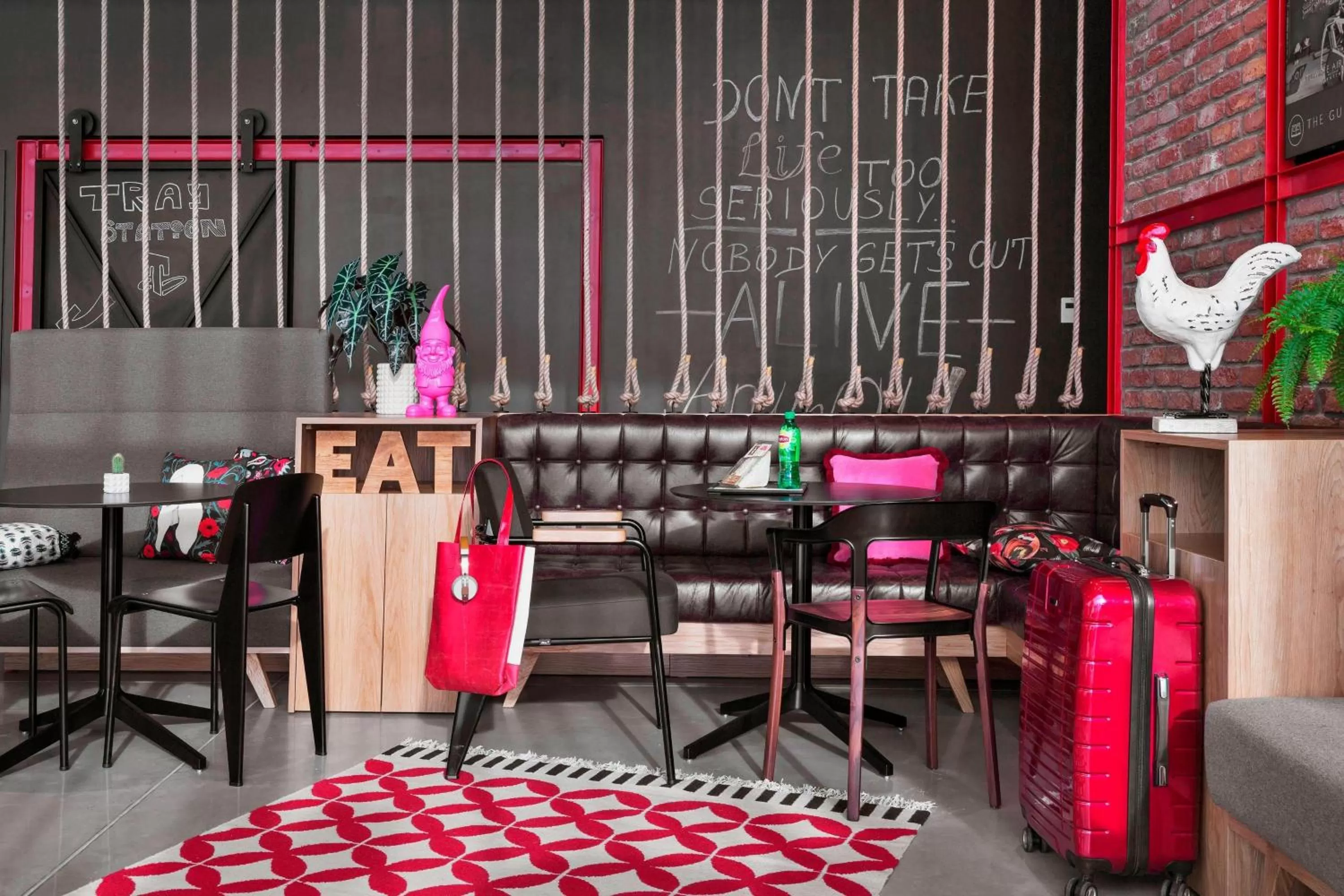 Lobby or reception in Moxy Katowice Airport