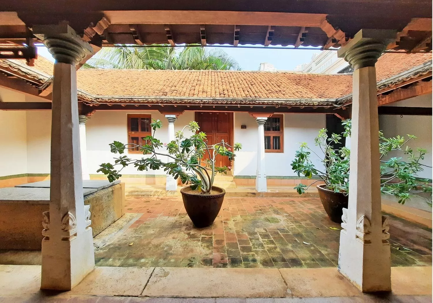 Patio in Saratha Vilas Chettinad