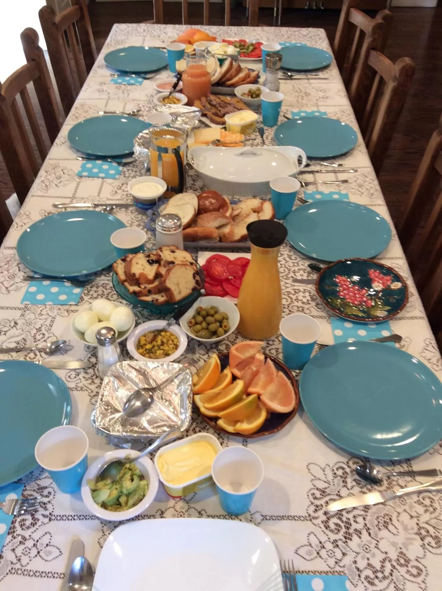 Breakfast in Sweet Dreams B&B LA