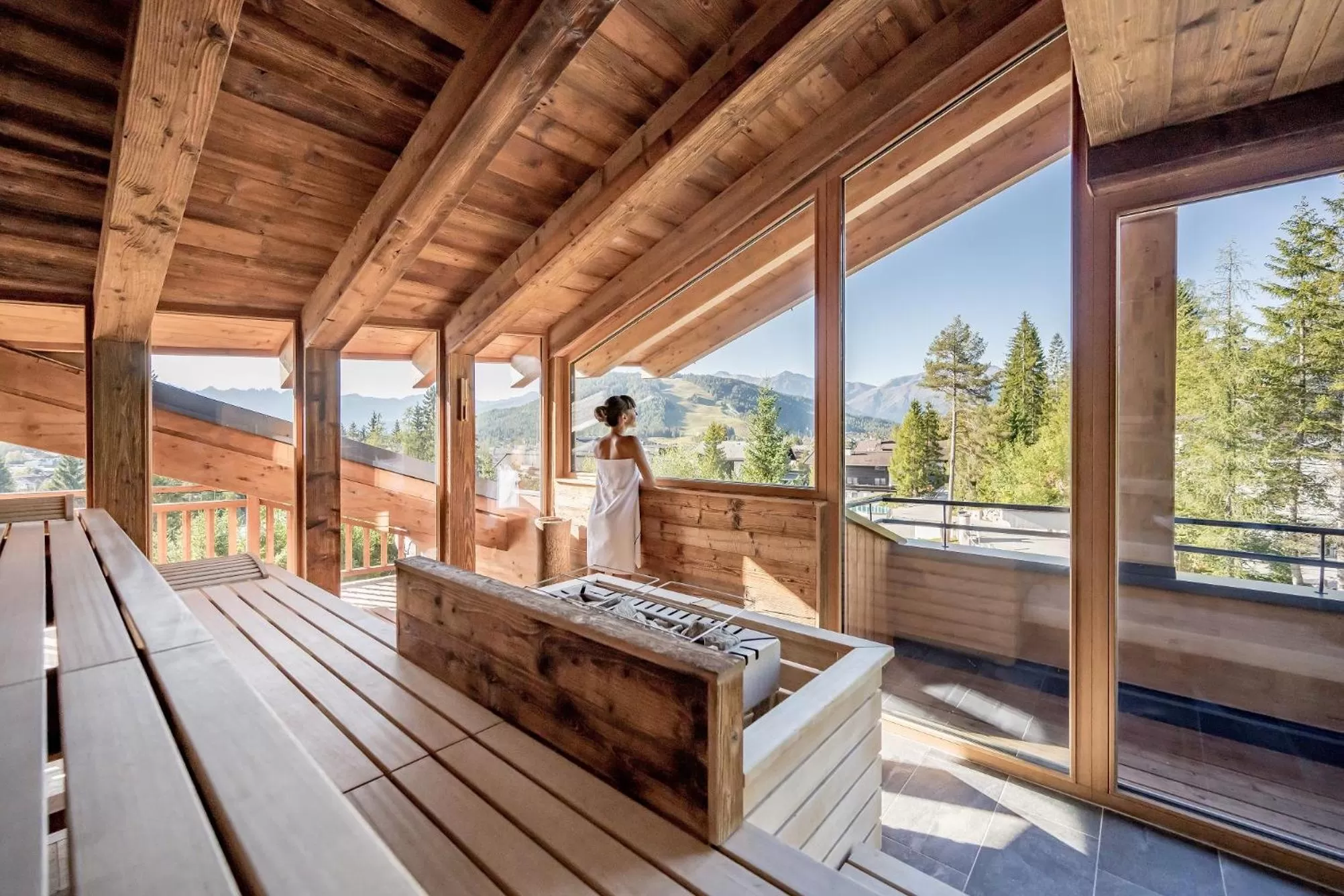 Spa and wellness centre/facilities in Natur & Spa Hotel Lärchenhof