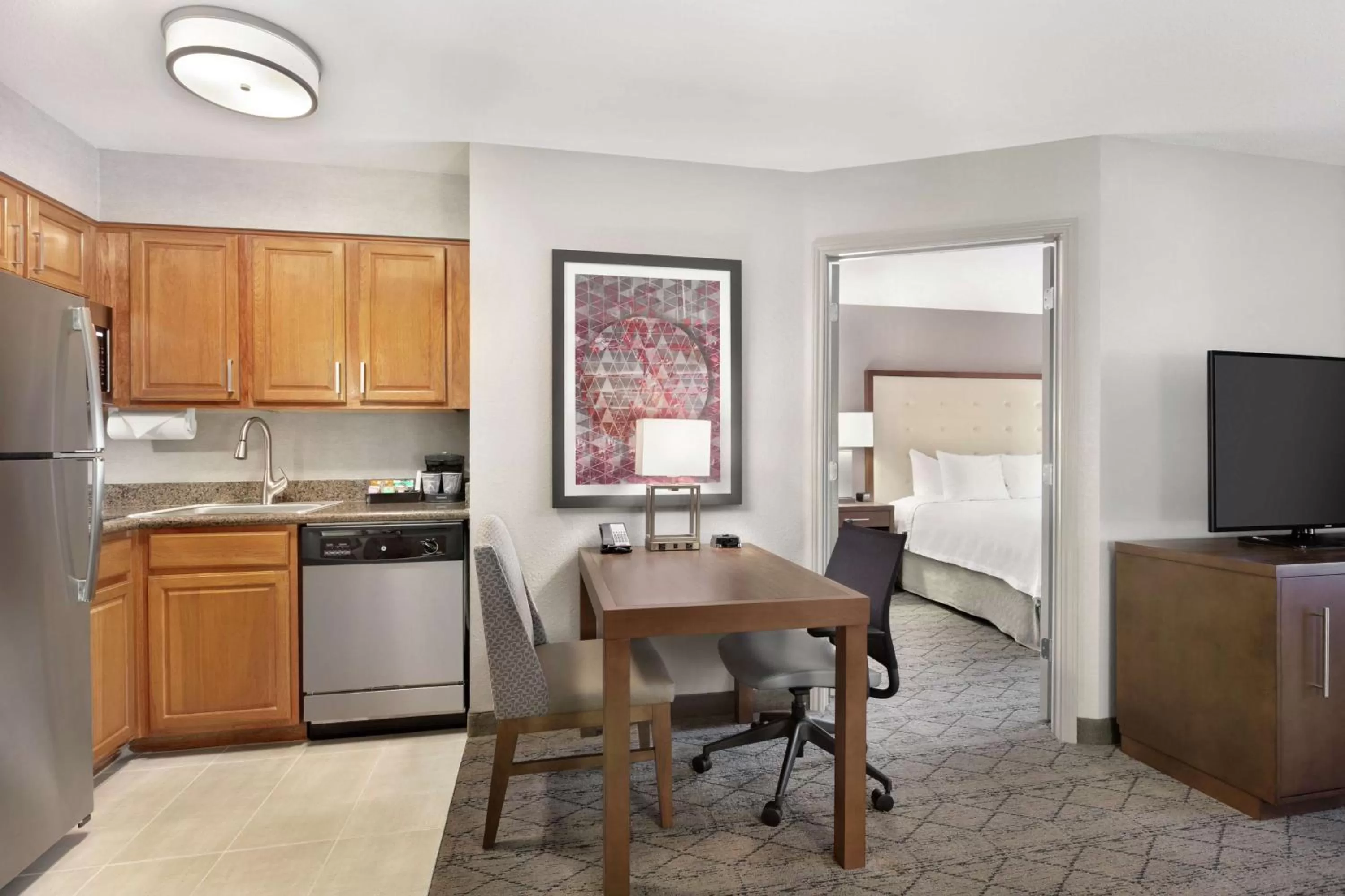 Kitchen or kitchenette in Homewood Suites by Hilton Portland Airport