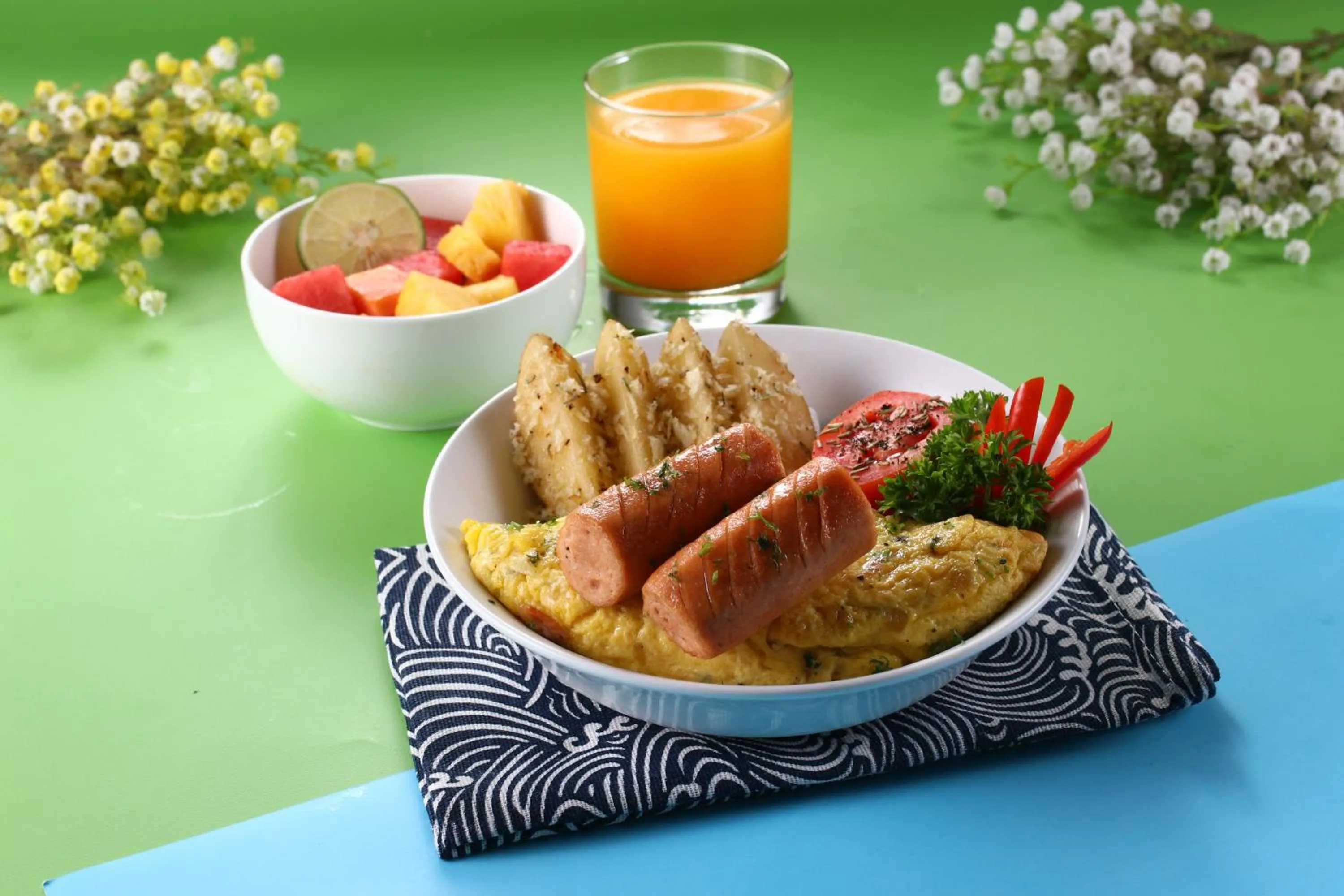 Breakfast in POP! Hotel Tanjung Karang