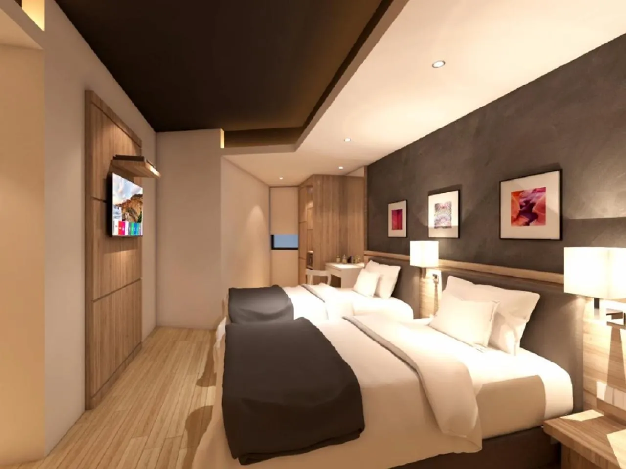 Guests, Bed in Grand Hallmark Hotel - Johor Bahru