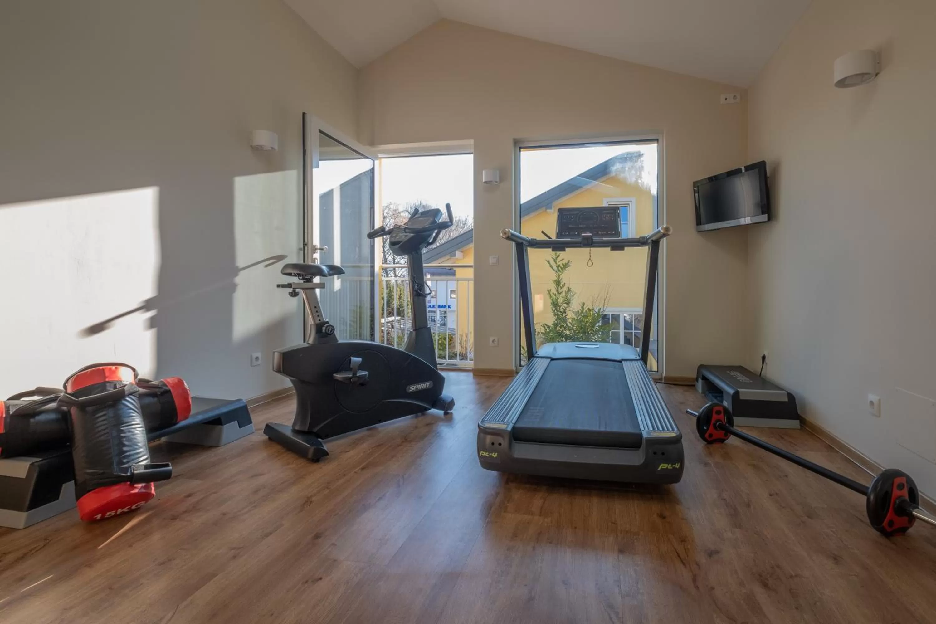Fitness centre/facilities in Hotel Krone