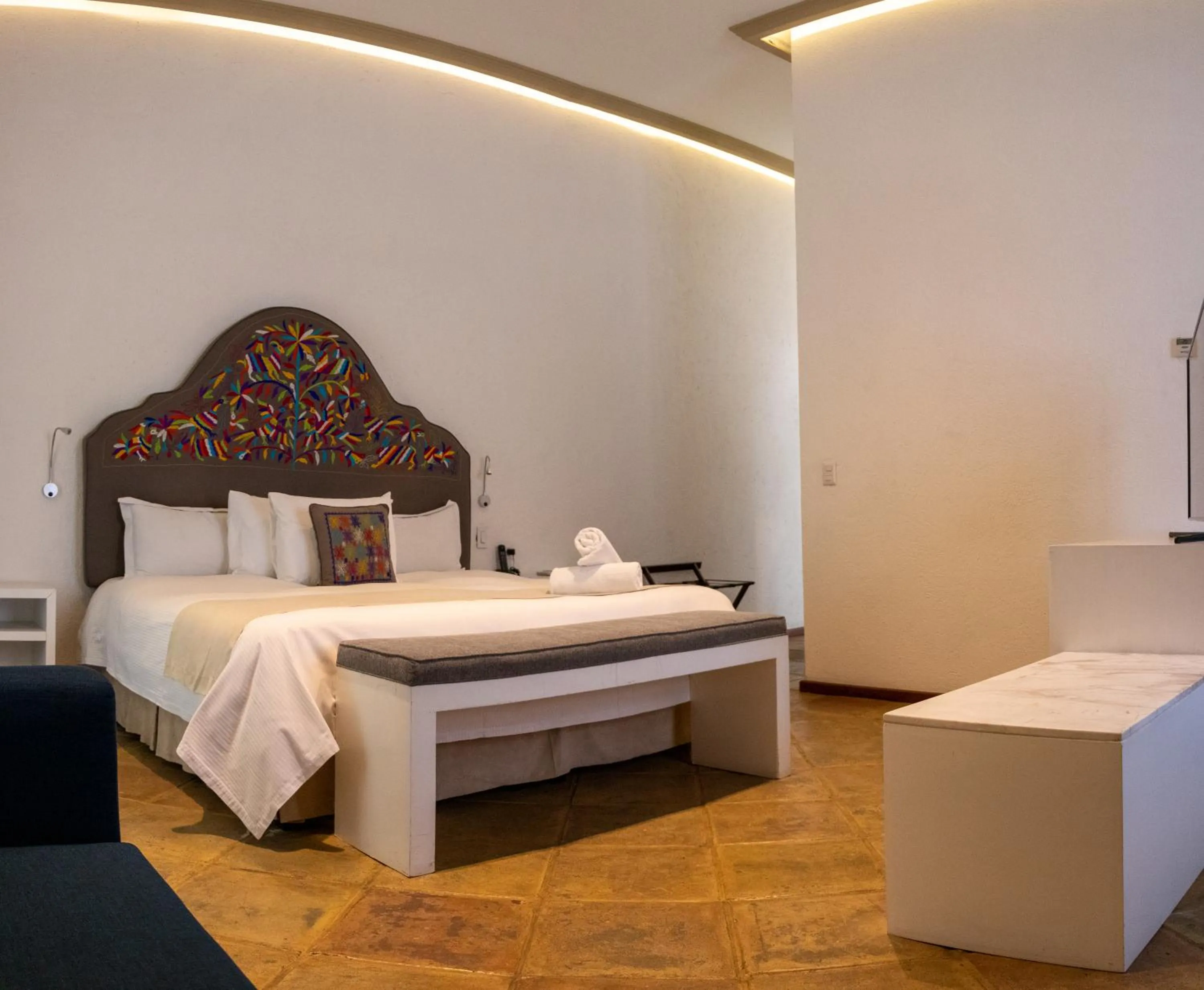 Decorative detail, Bed in Casa Pepe