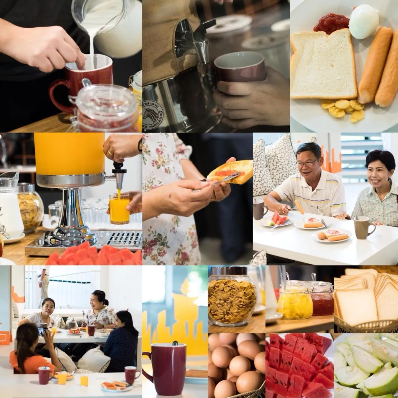 Breakfast in Yaks House Hostel