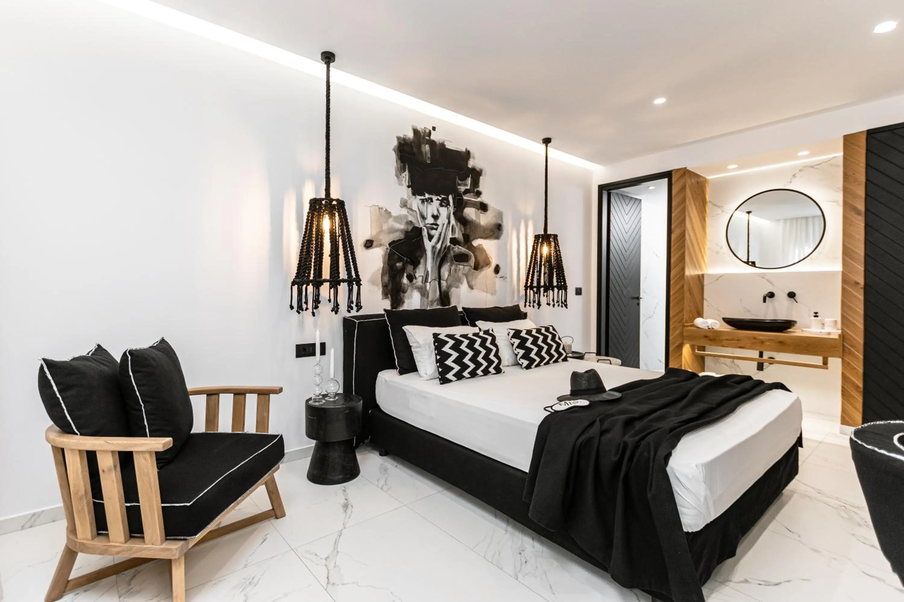 Bed in Hotel Palatia