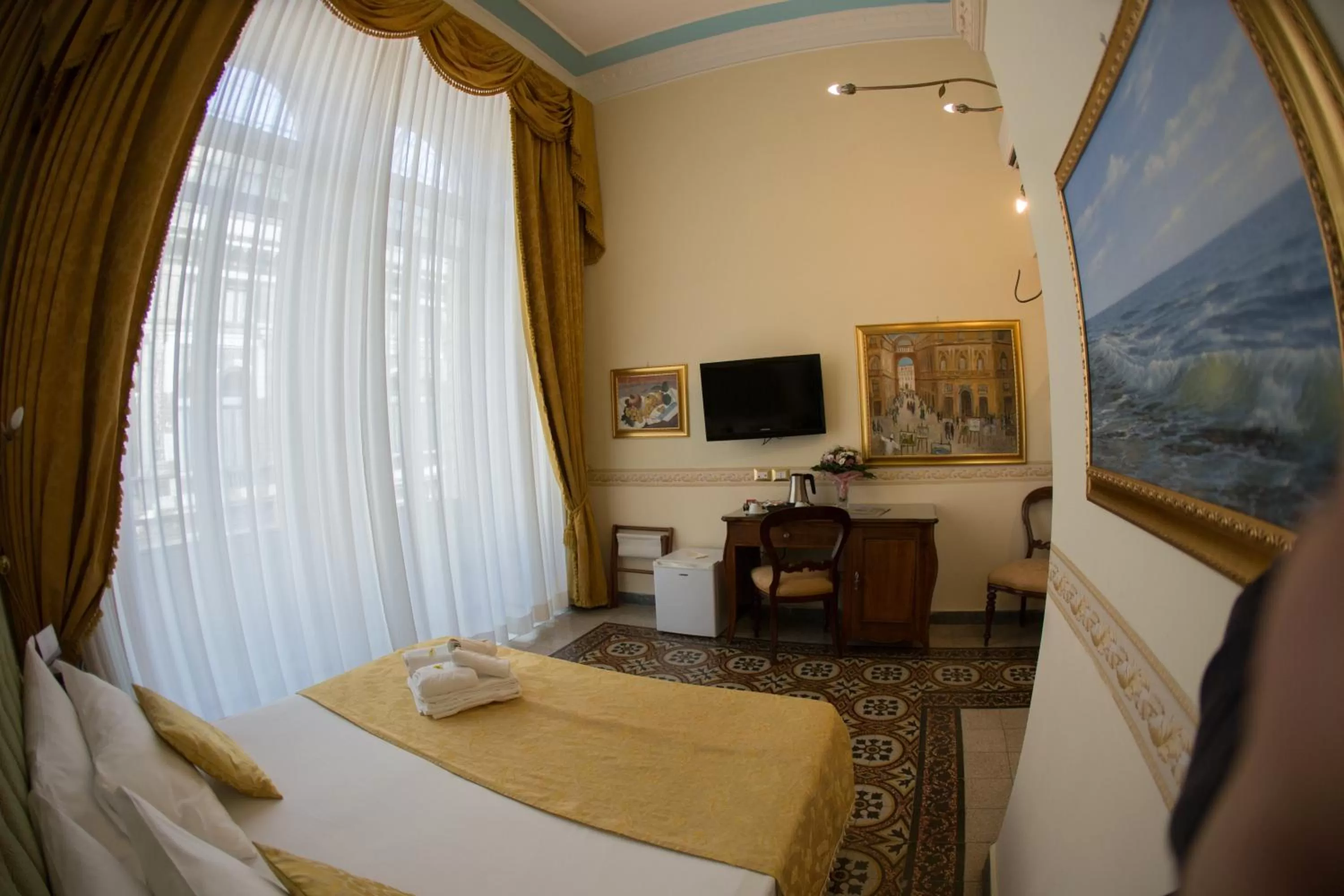 Bed in B&B Art Suite Santa Brigida