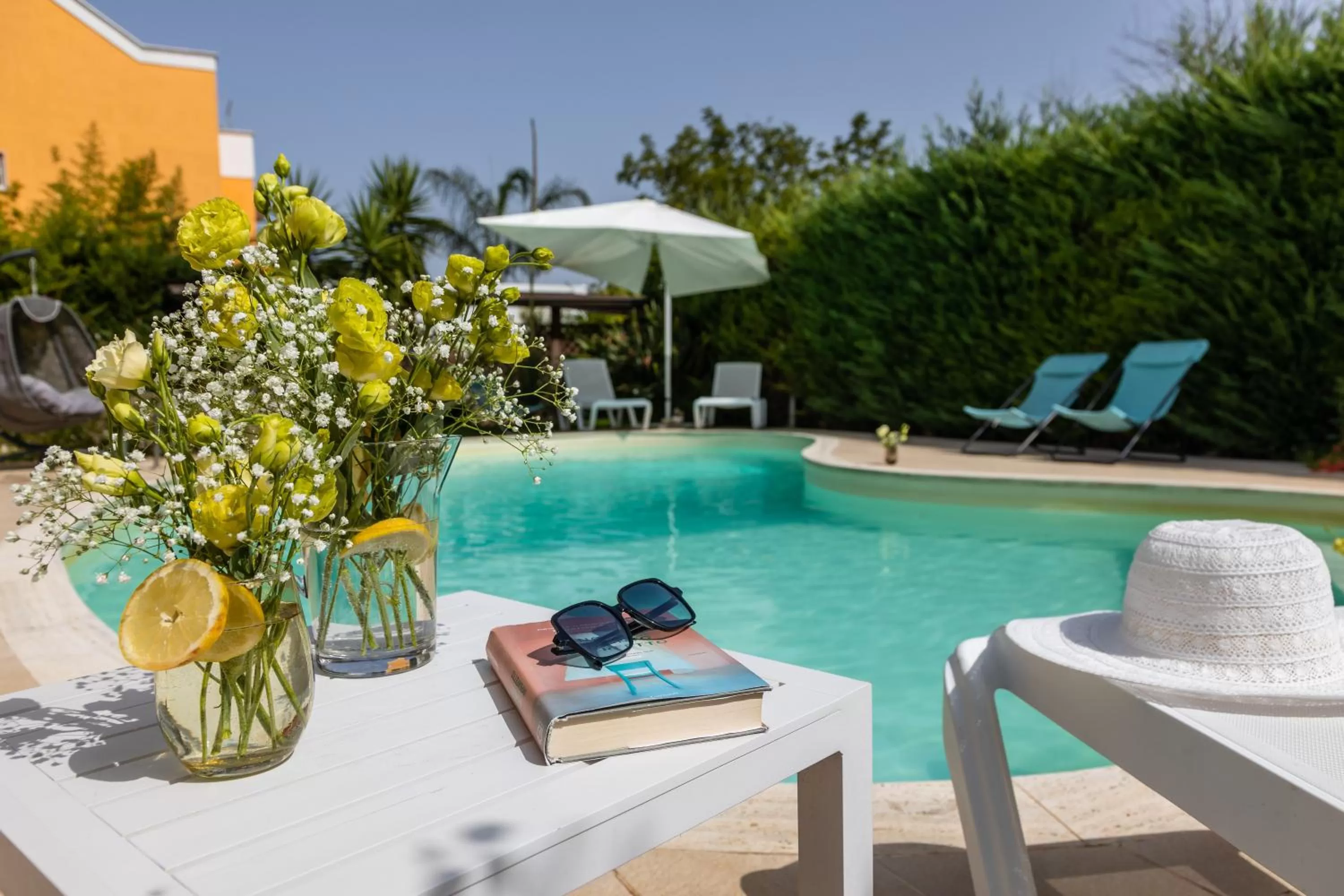 Swimming pool in La Collina di Montegrappa - Suites with Heated Private Pool - Suites with Shared Pool