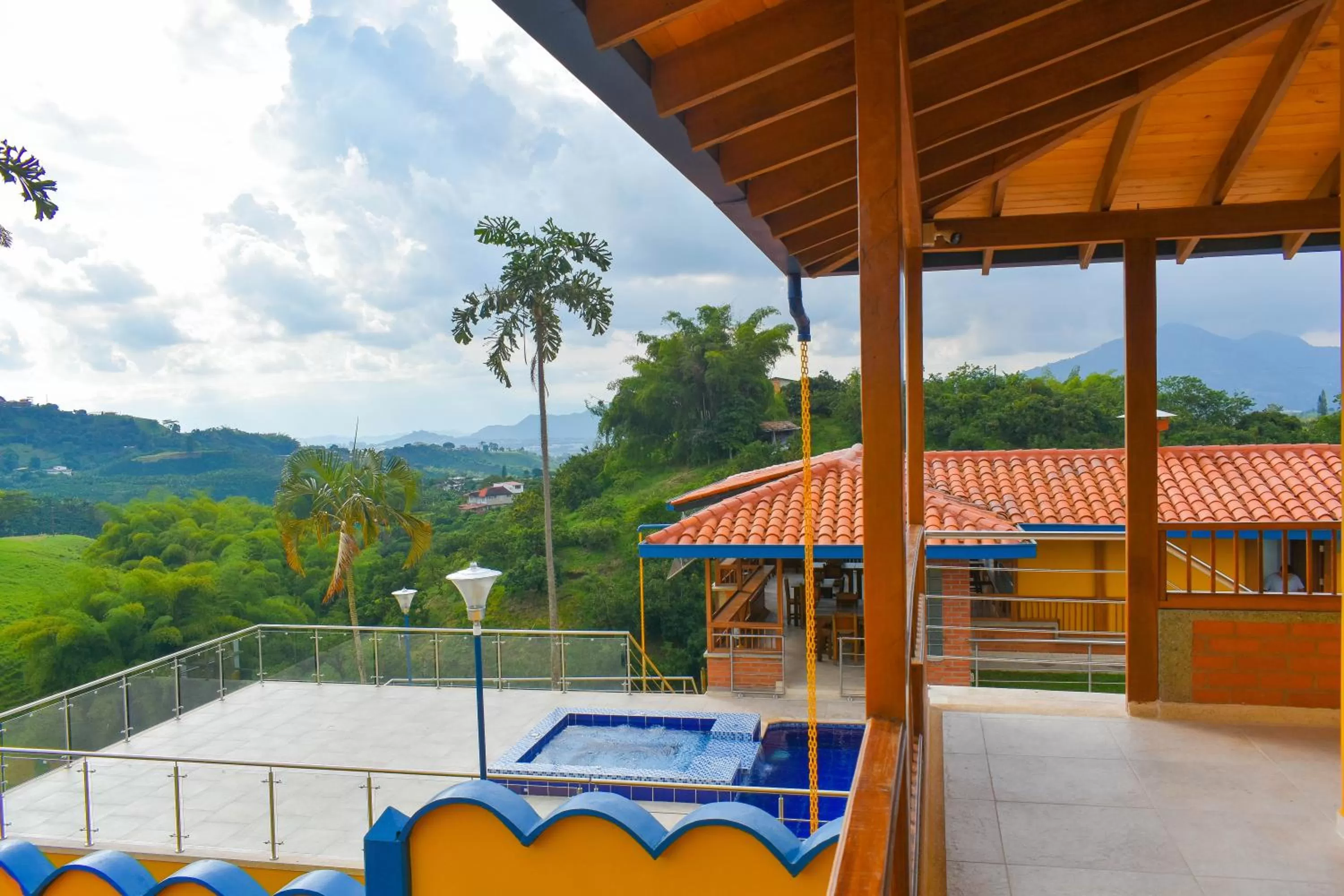 Property building, Swimming Pool in Guaduales Ecohotel