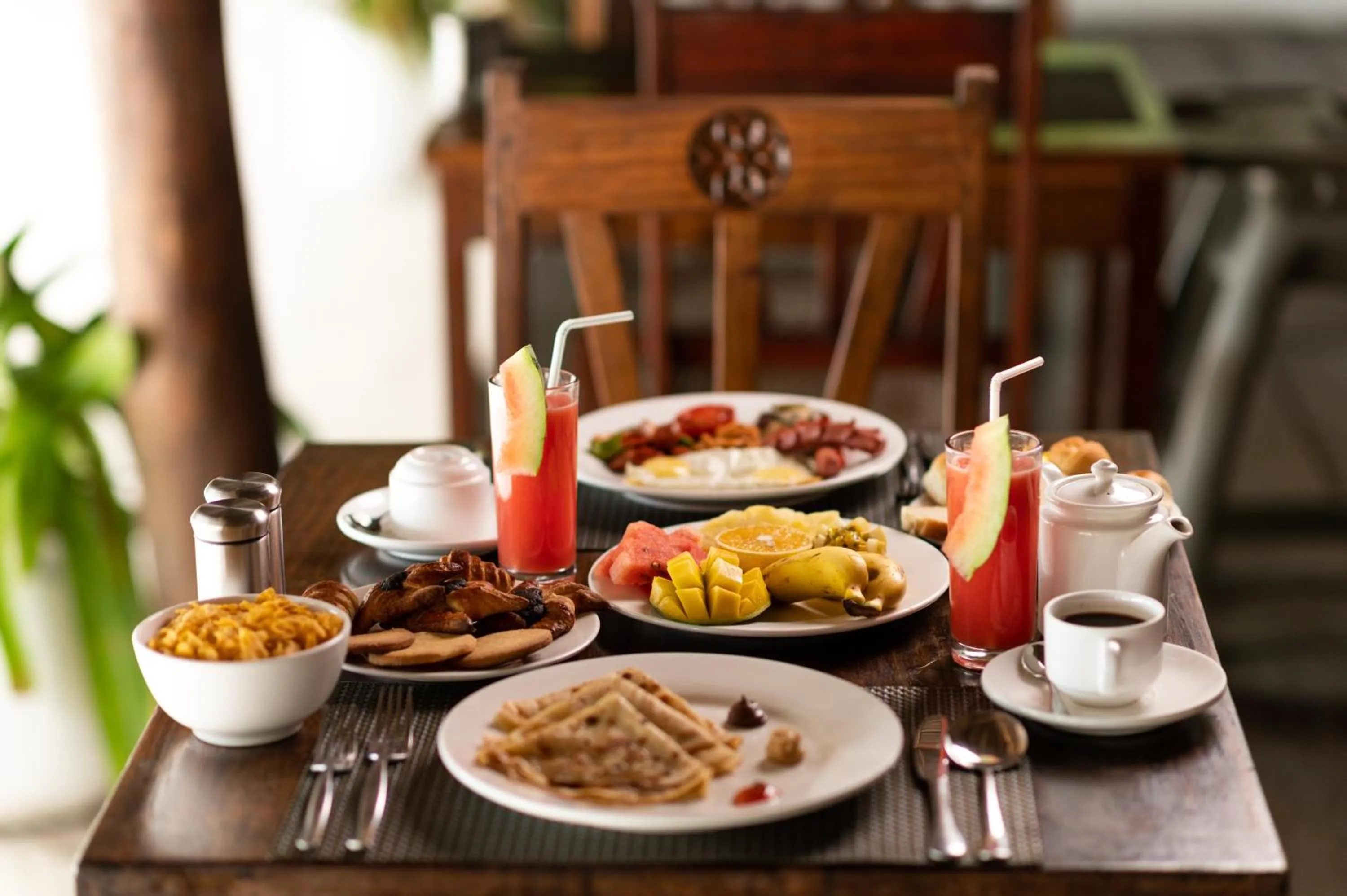 Food and drinks in Hakuna Majiwe Beach Lodge