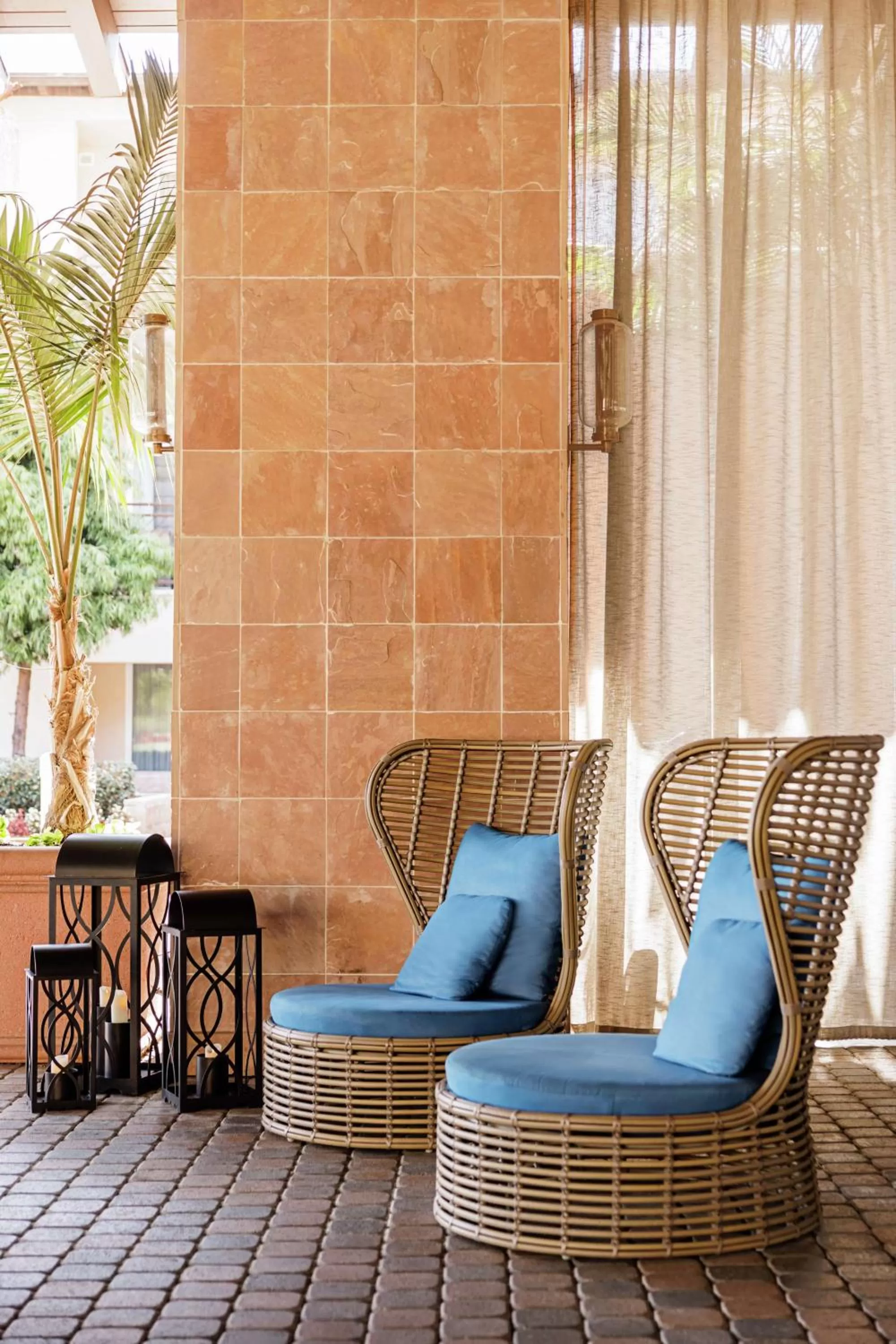 Patio in The Cassara Carlsbad, Tapestry Collection By Hilton