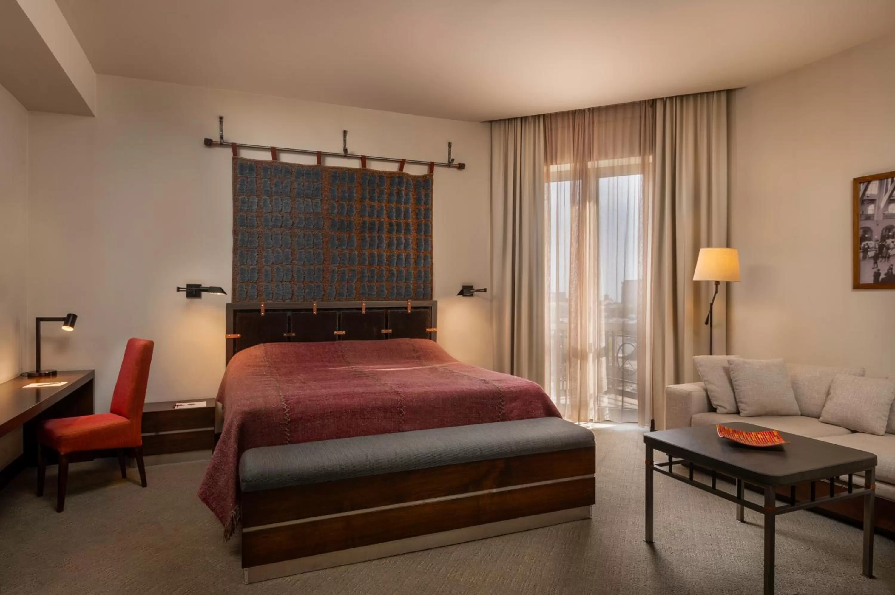 Bed in Tufenkian Historic Yerevan Hotel