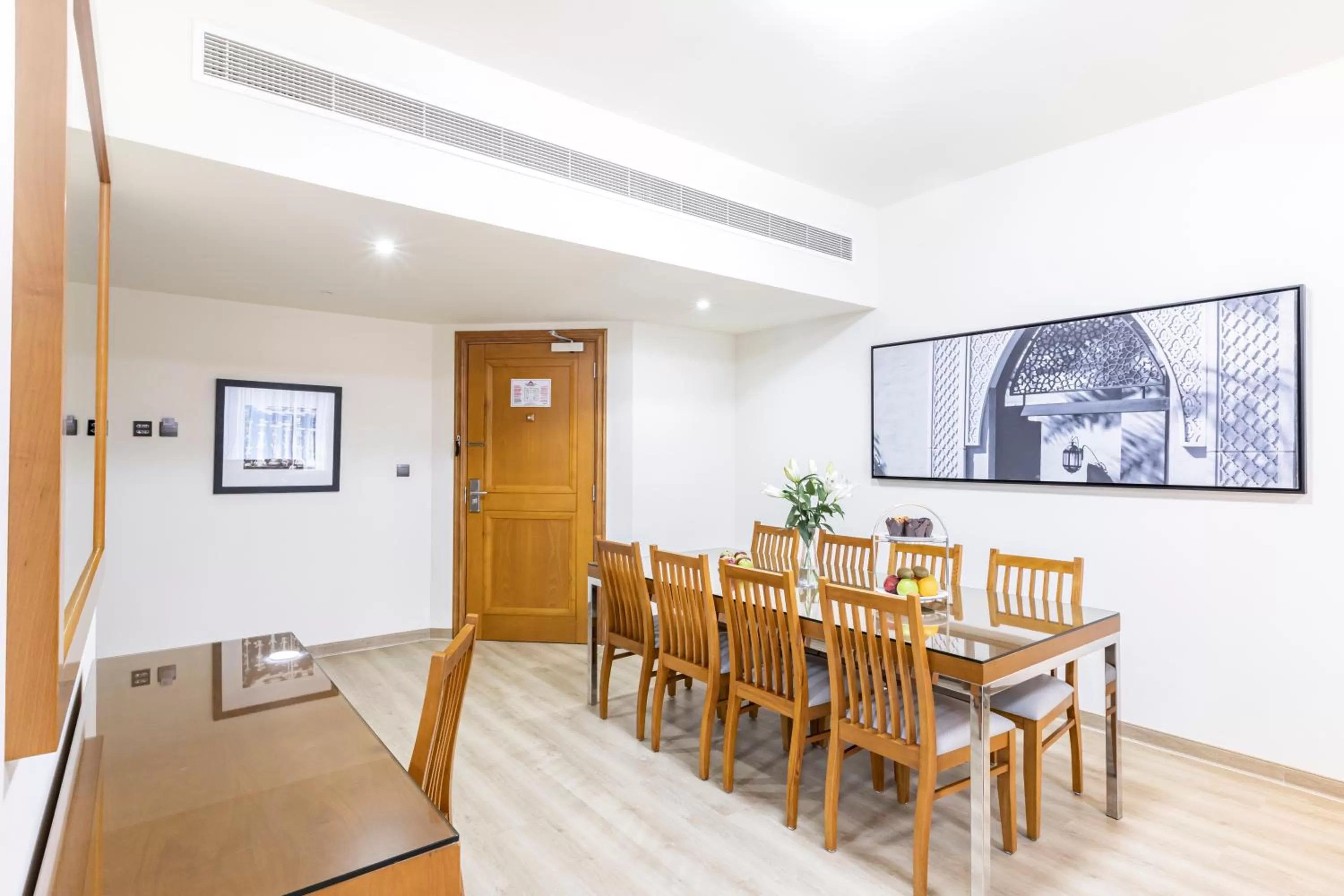 Dining area in Golden Sands Suites