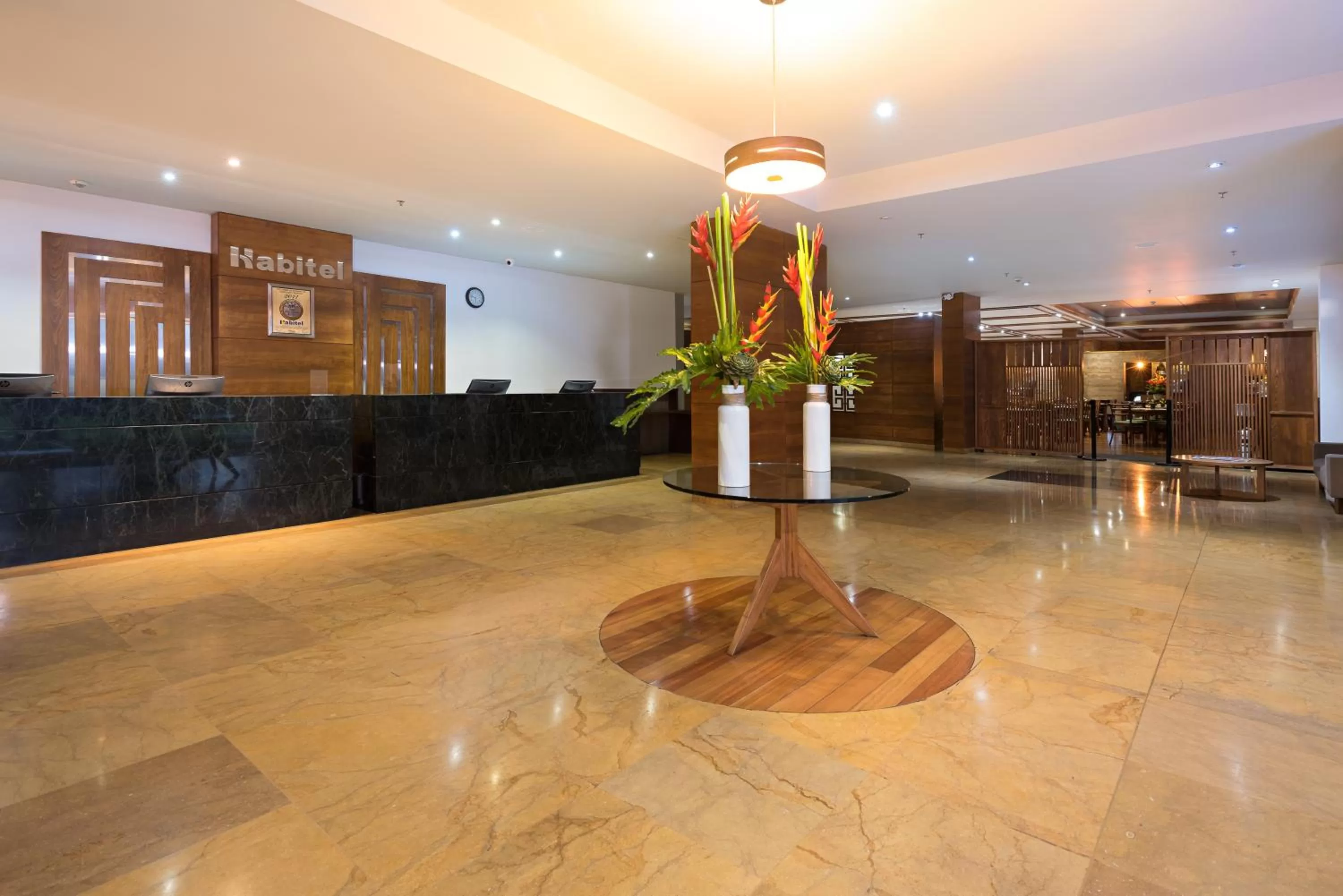 Lobby or reception in Hotel Habitel Select