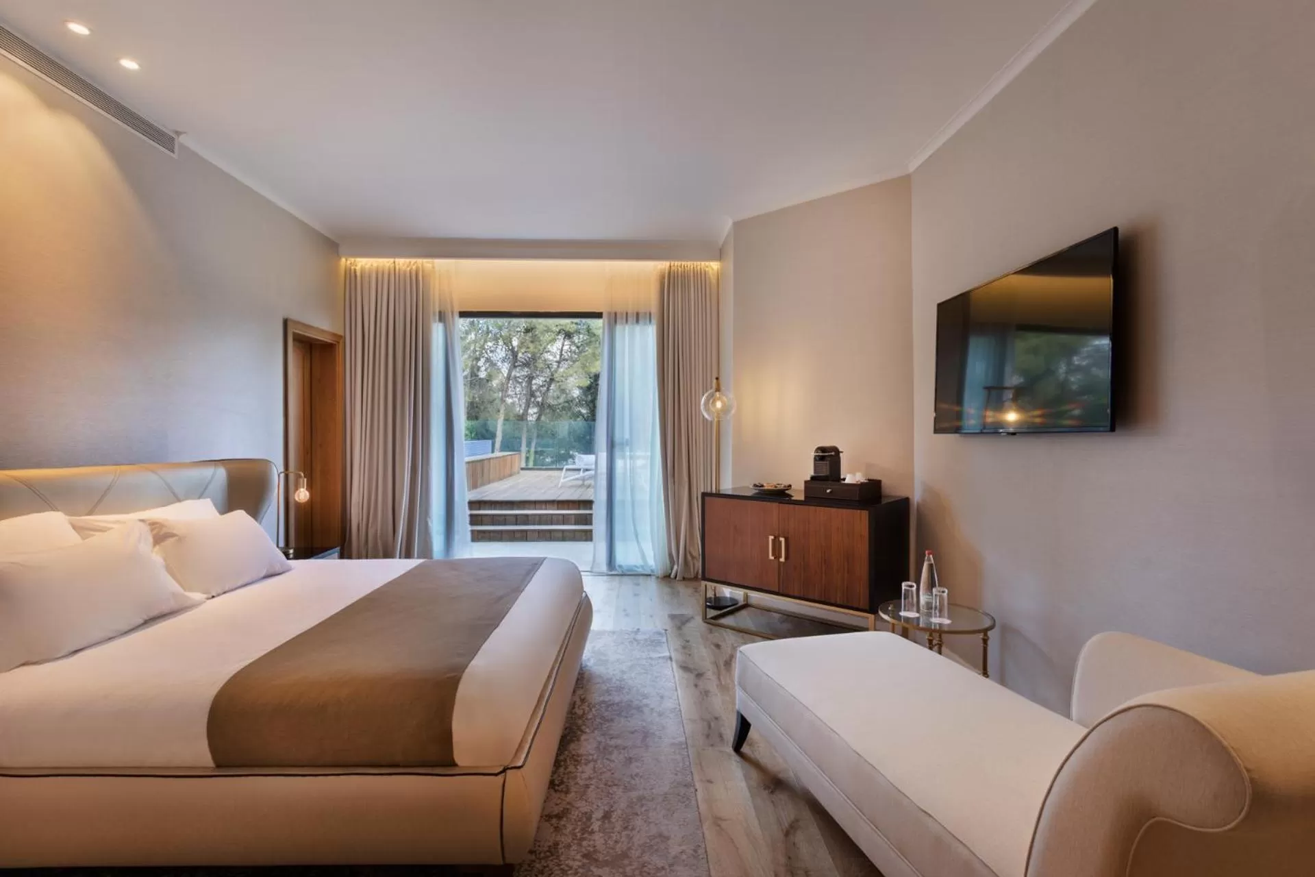 View (from property/room), Bed in Herbert Samuel Bayit Bagalil Boutique