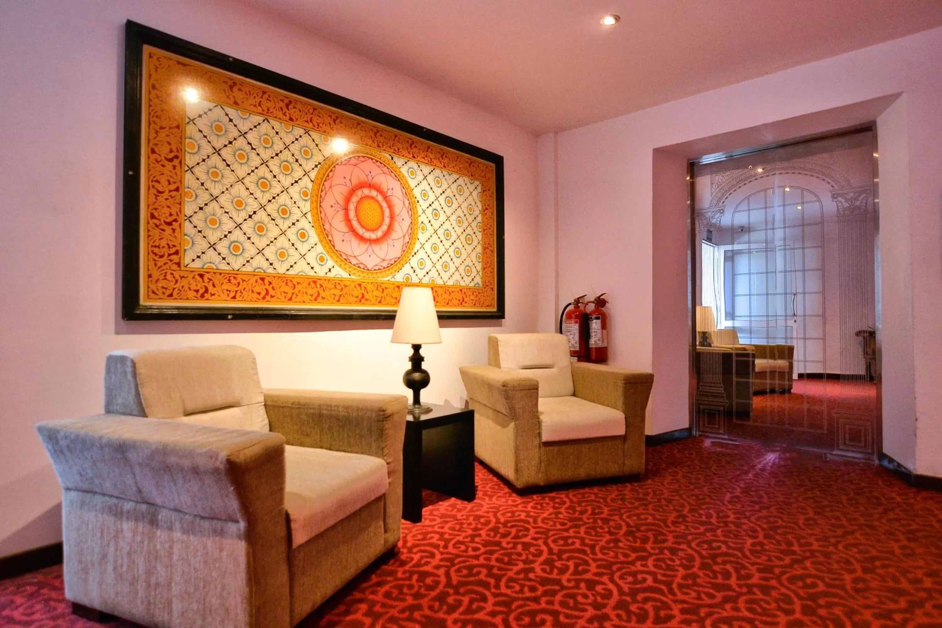 Seating area in Royal Kandyan Hotel