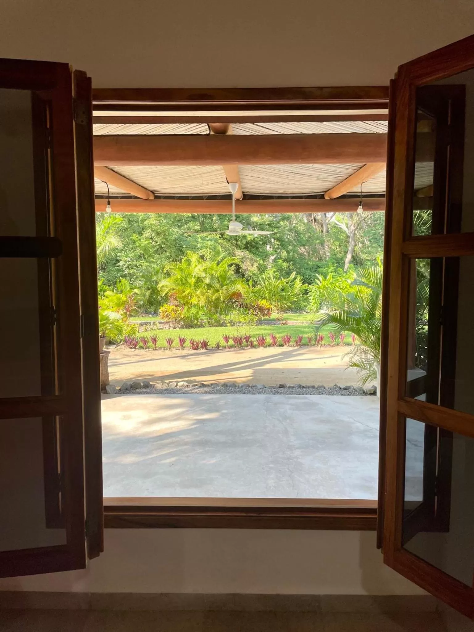 Garden view in Solez Zihuatanejo