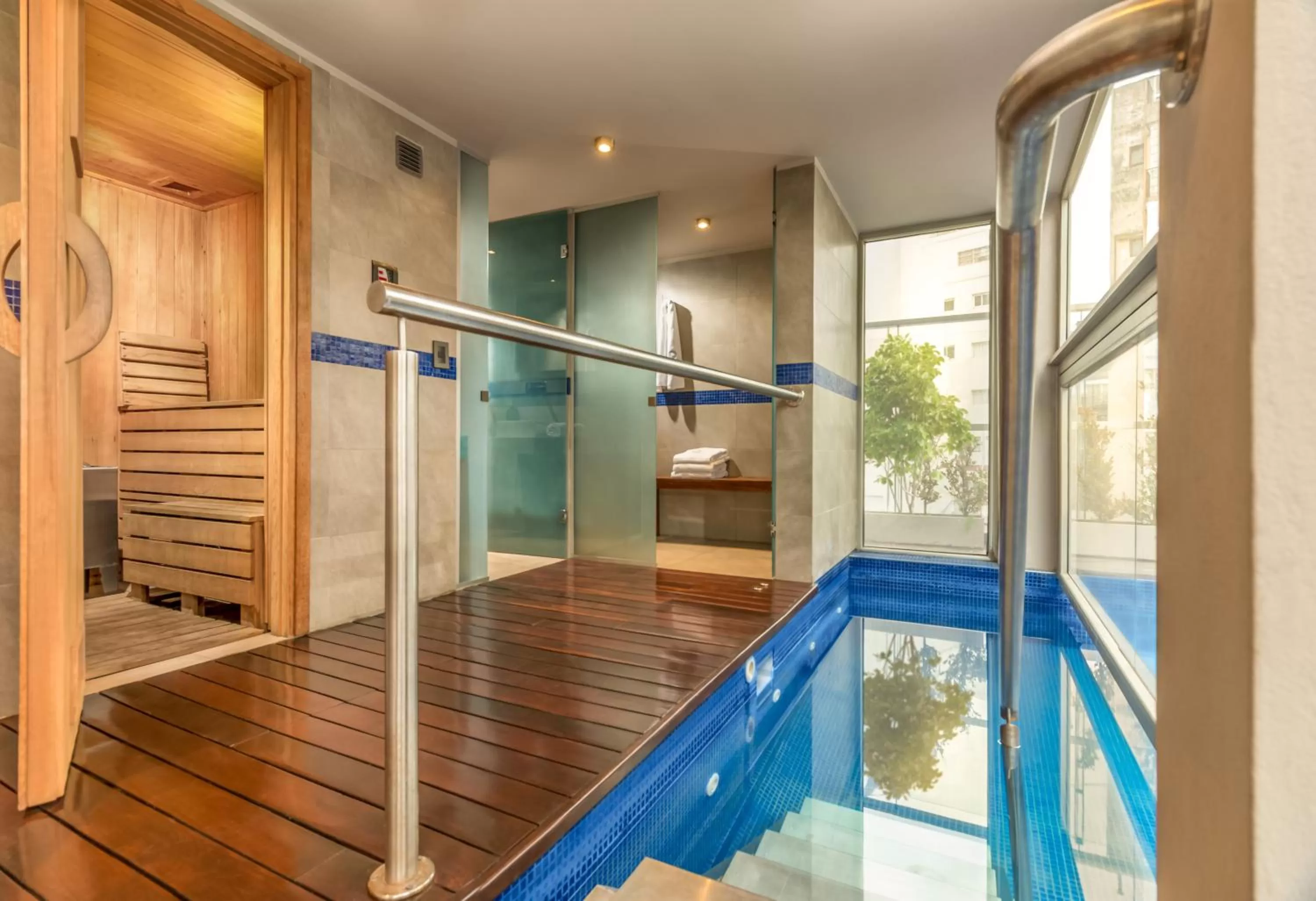 Sauna in Sileo Hotel