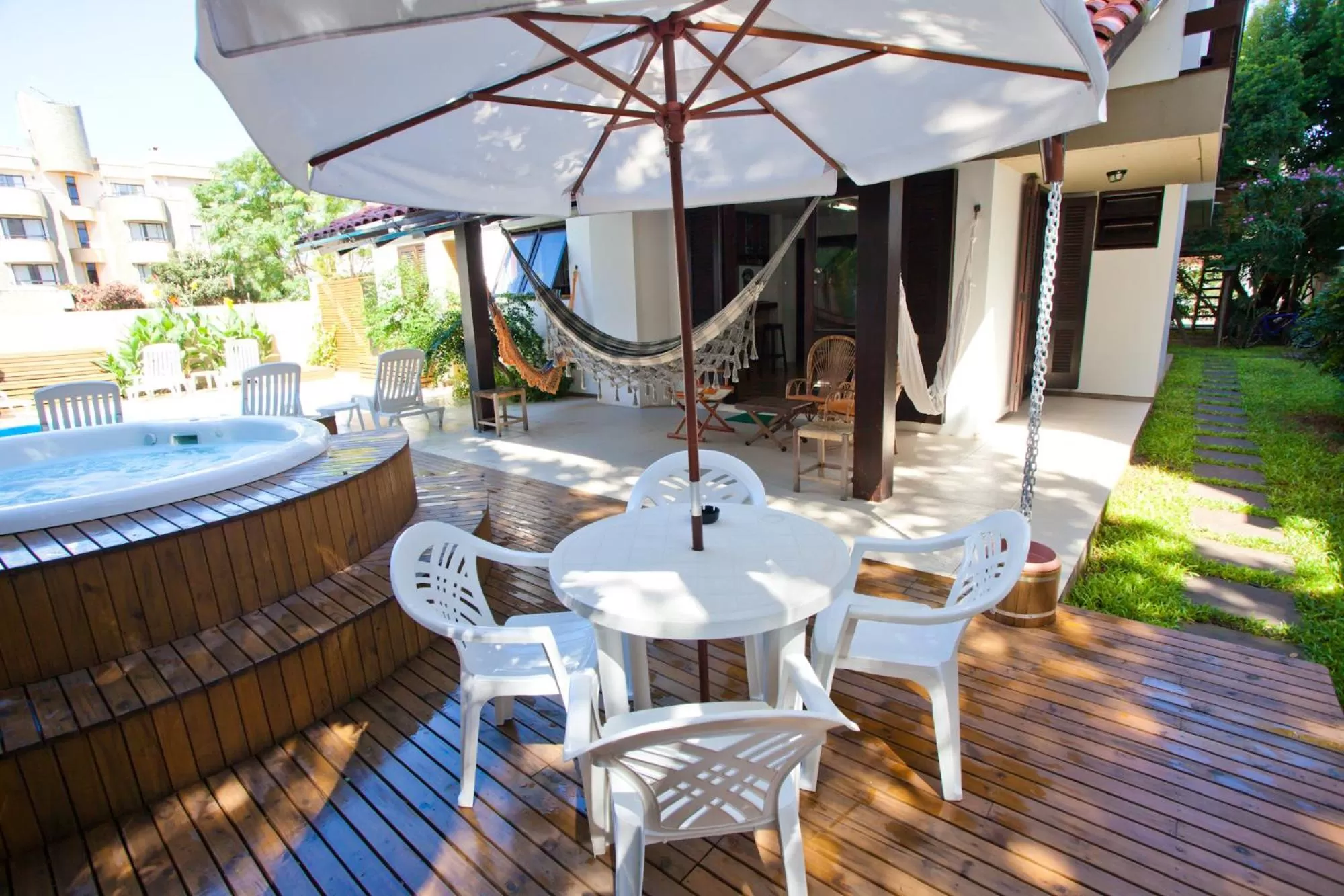 Patio in Beach House Floripa