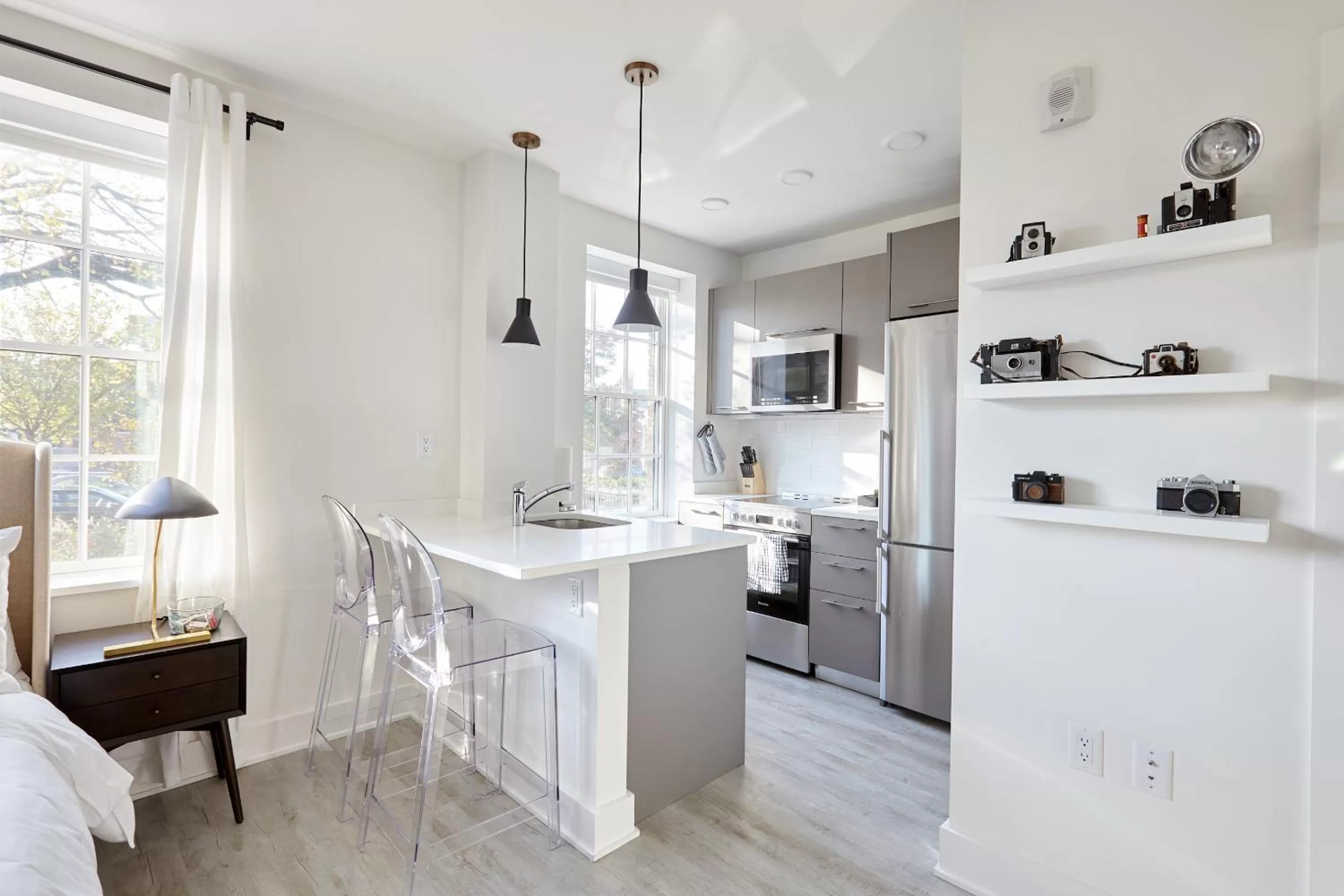 Living room, Kitchen/Kitchenette in Sonder Callisto