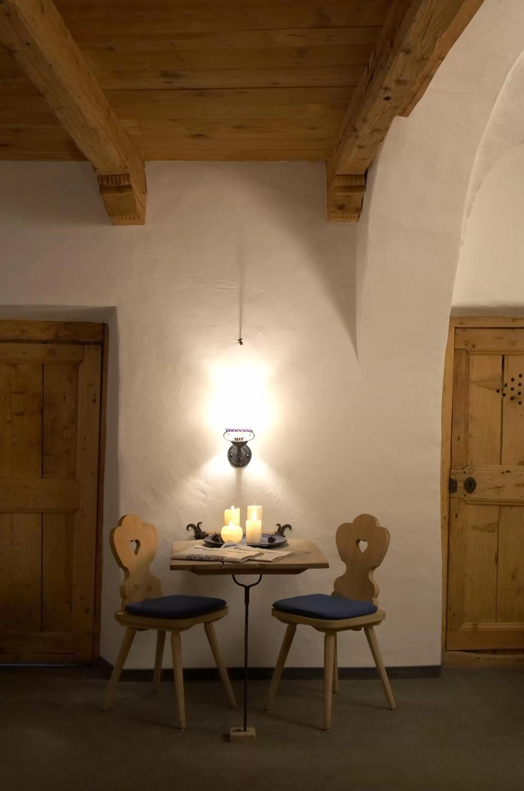 Decorative detail, Dining Area in Hotel Engiadina