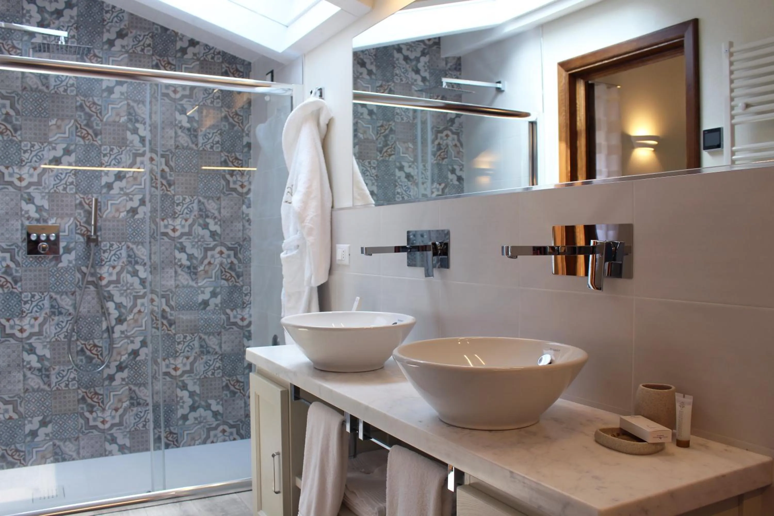 Shower in Hotel Villa Tiziana