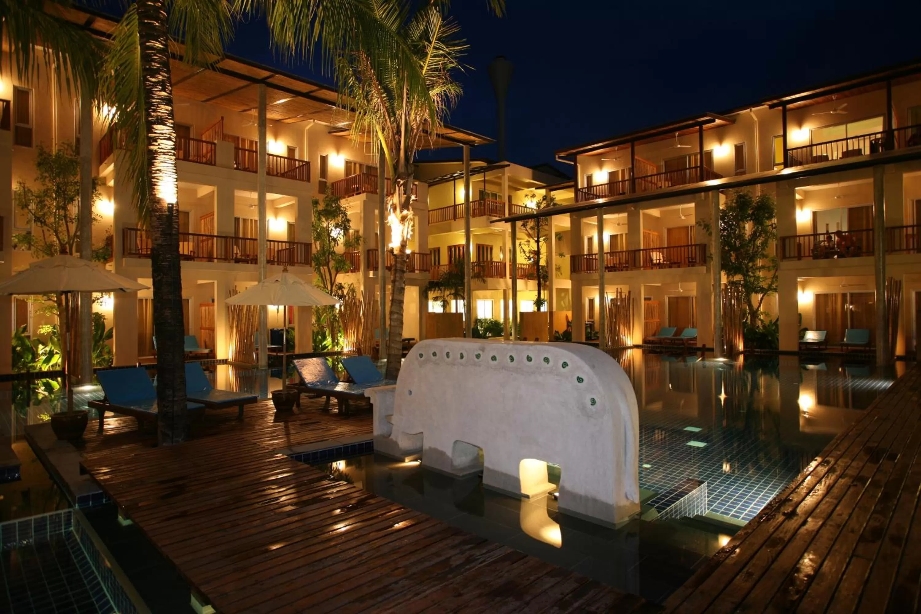 Pool view in Ayara Villas - SHA Extra Plus