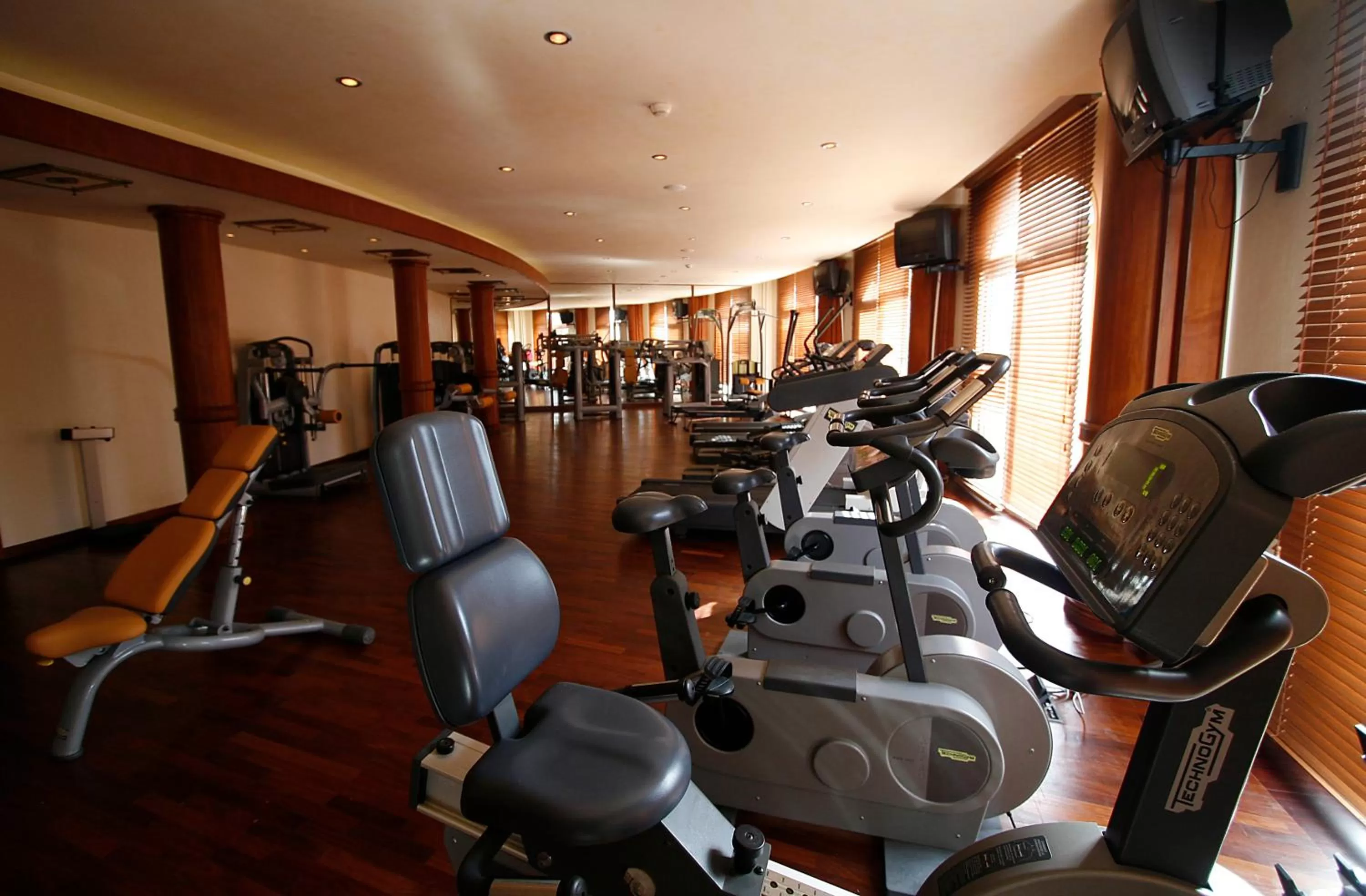 Fitness centre/facilities in L' Amphitrite Palace Beach Resort & Spa