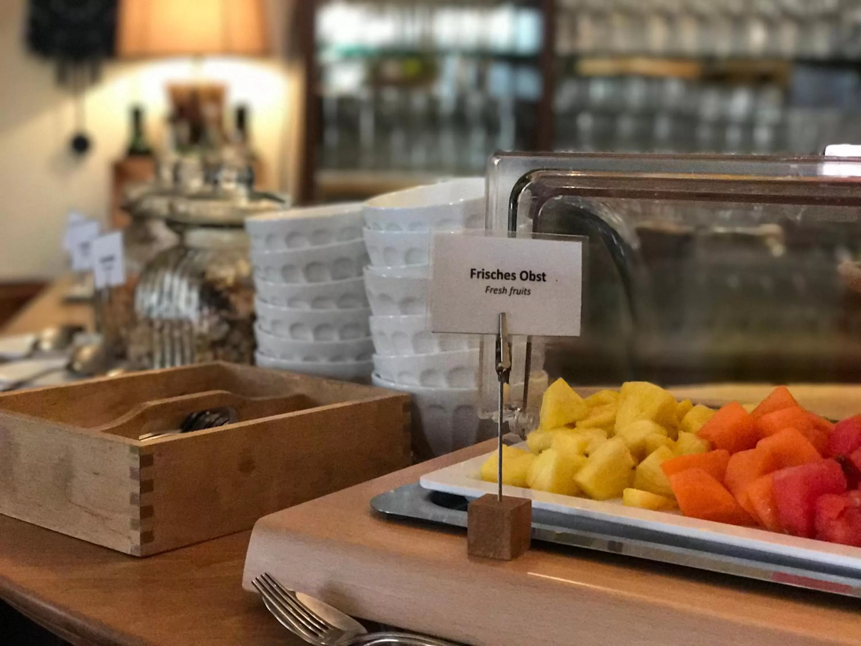 Food and drinks in Hotel Zur Alten Brücke