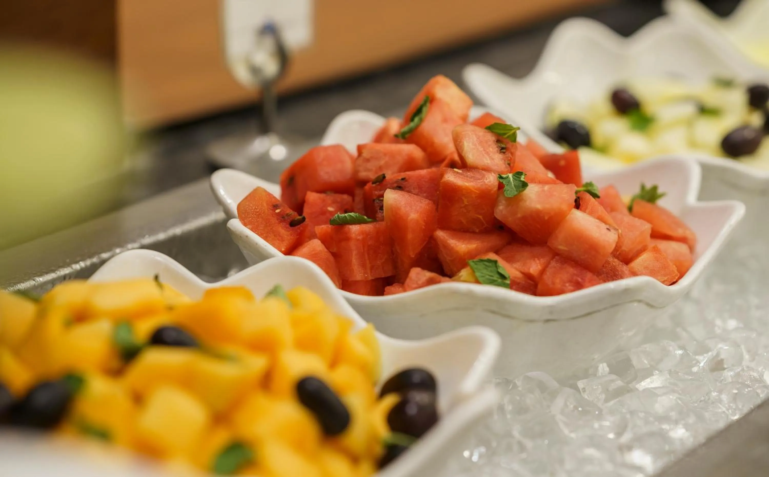 Food close-up in Caspia Hotel New Delhi