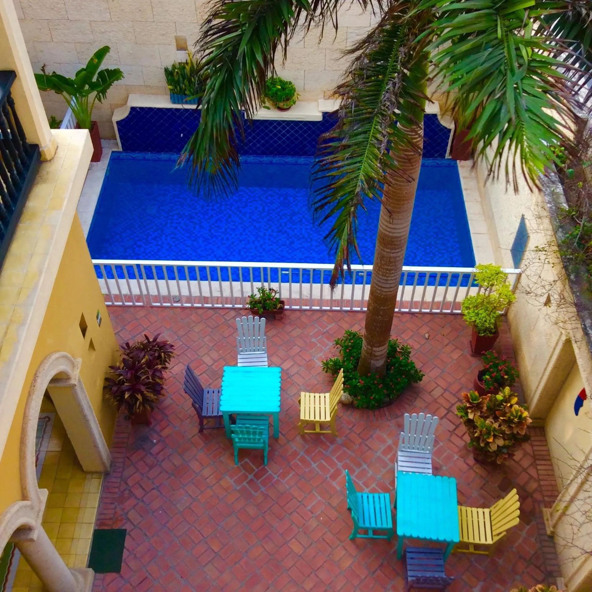 Swimming pool in Hotel Boutique Castillo Ines Maria