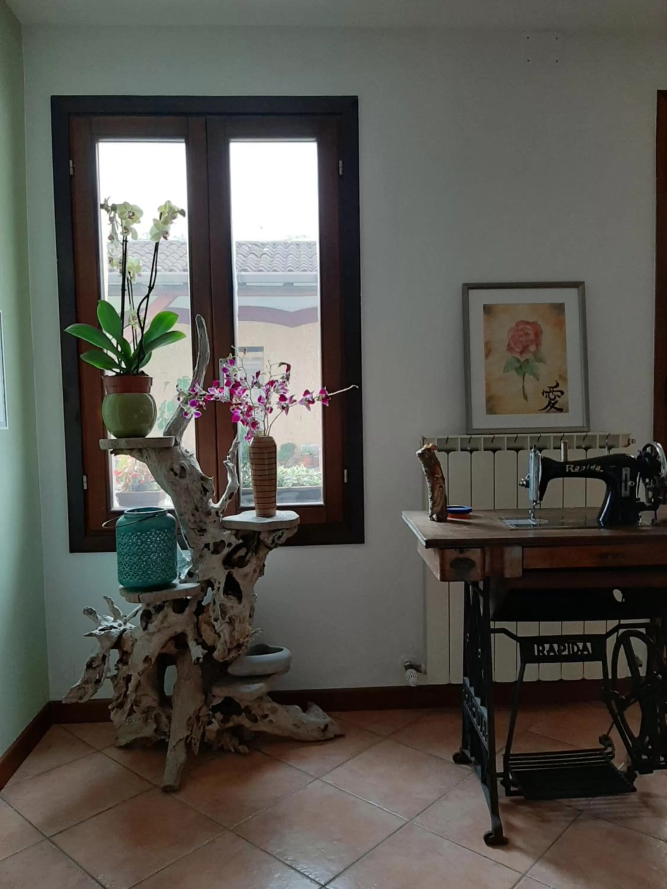 Seating area in cà bianca