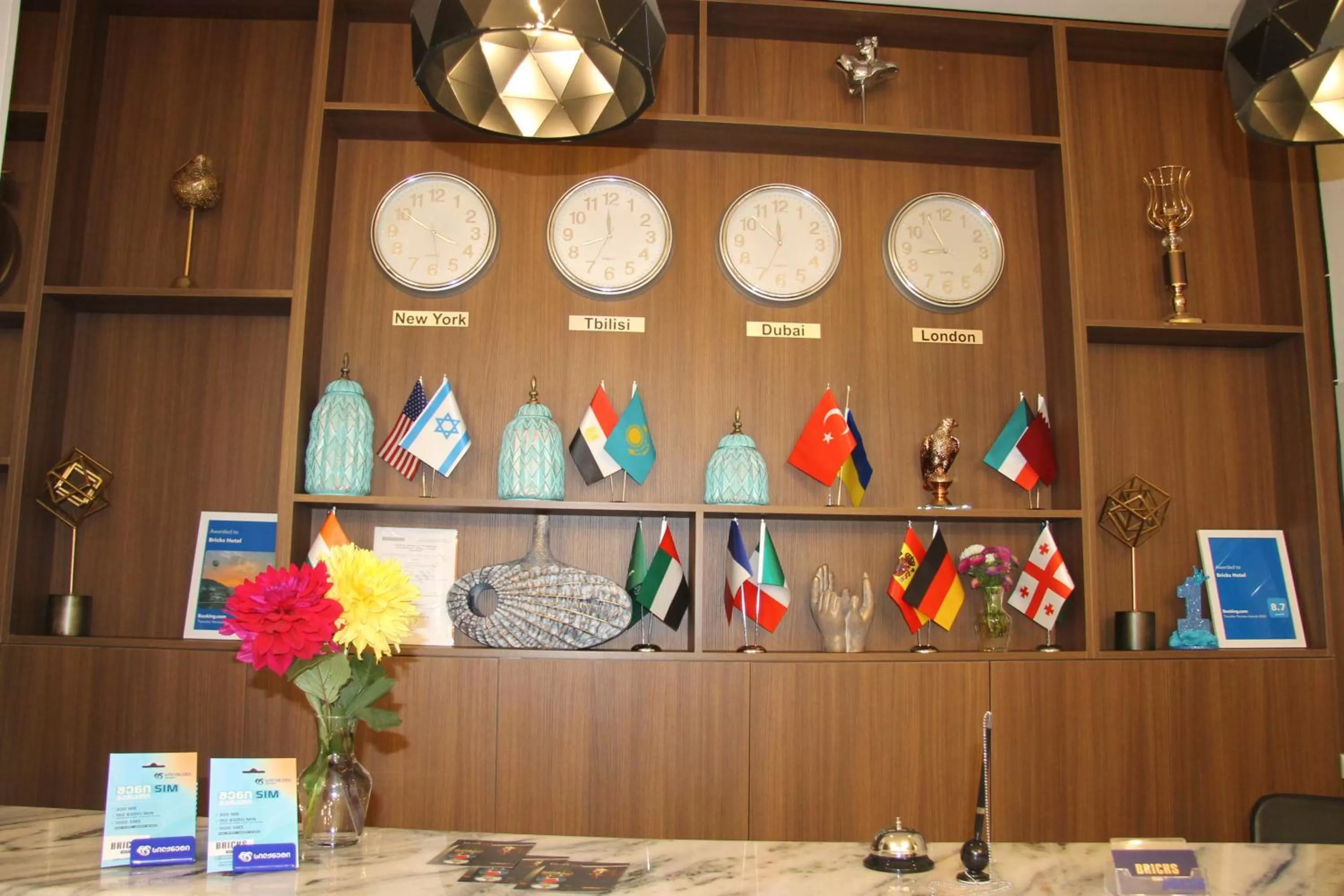 Lobby or reception in Bricks Hotel Tbilisi