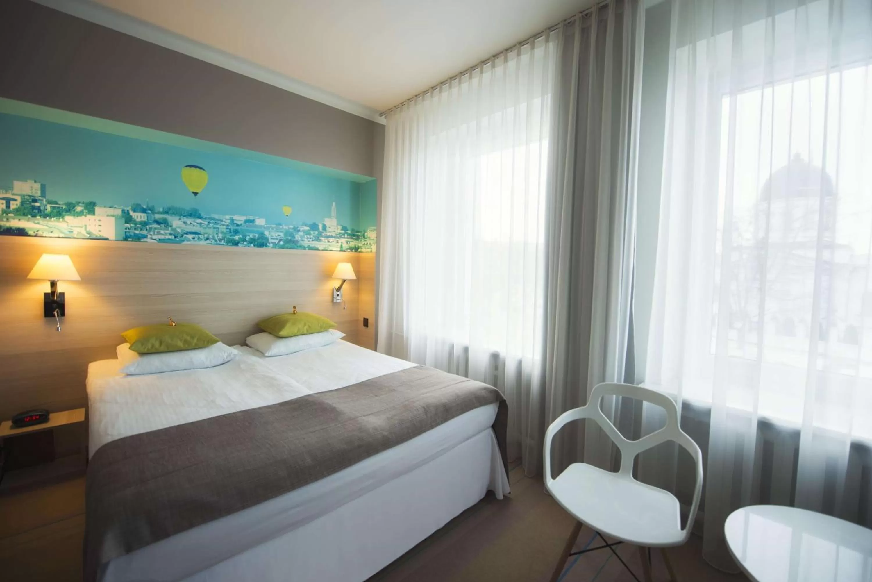 Bed in Hotel Cristal Białystok