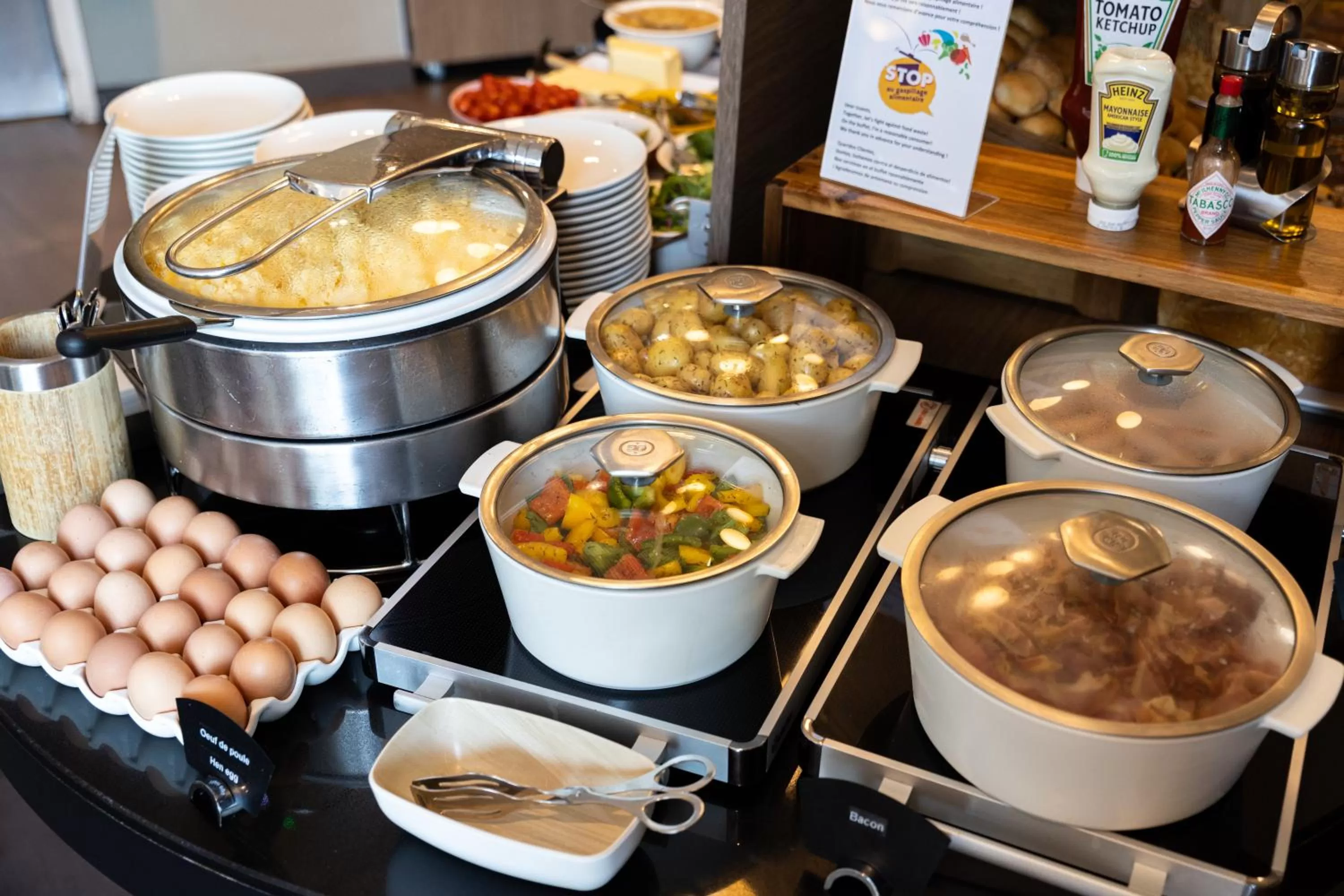 Buffet breakfast in Novotel Suites Paris Expo Porte de Versailles