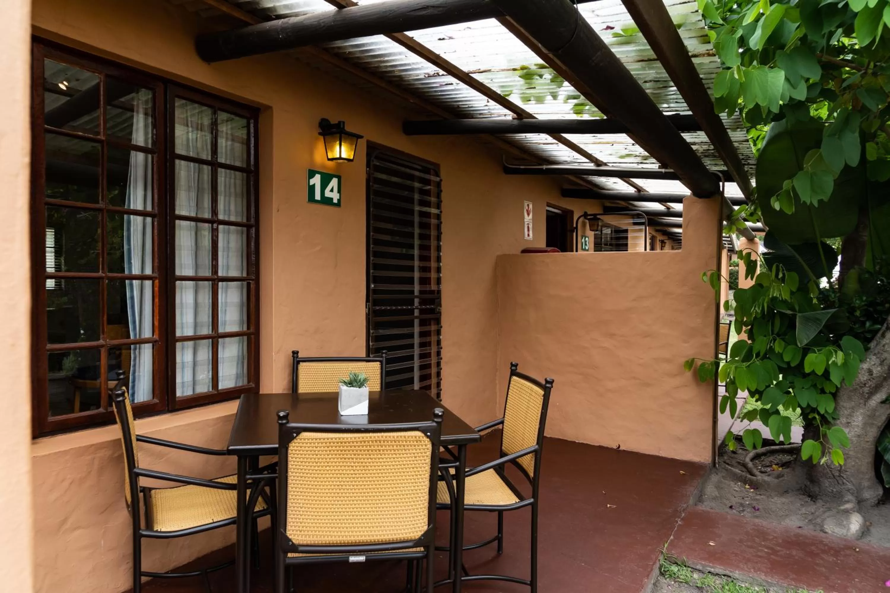 Patio in Gooderson Knysna Chalets