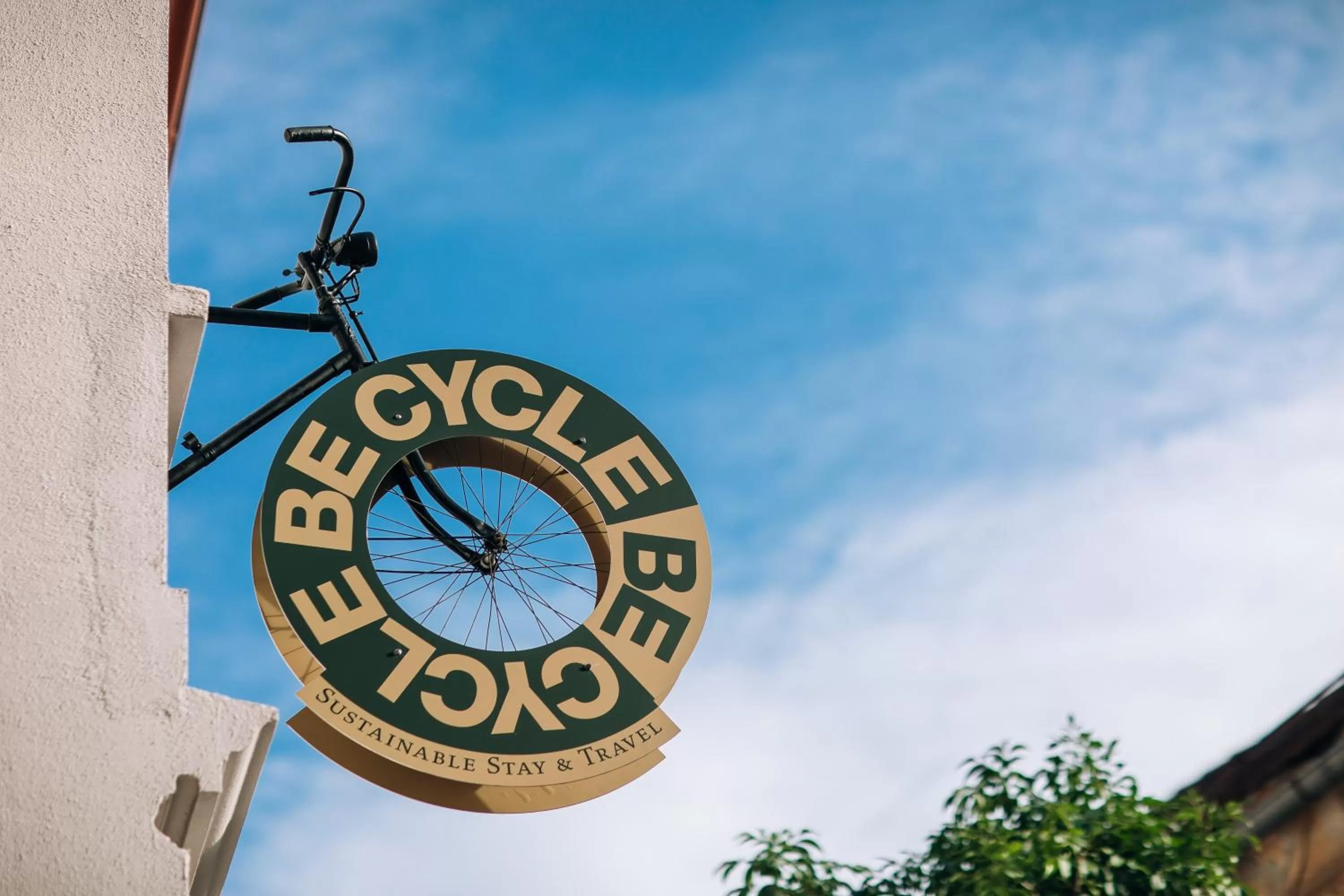 Property logo or sign in Becycle Sustainable stay and travel