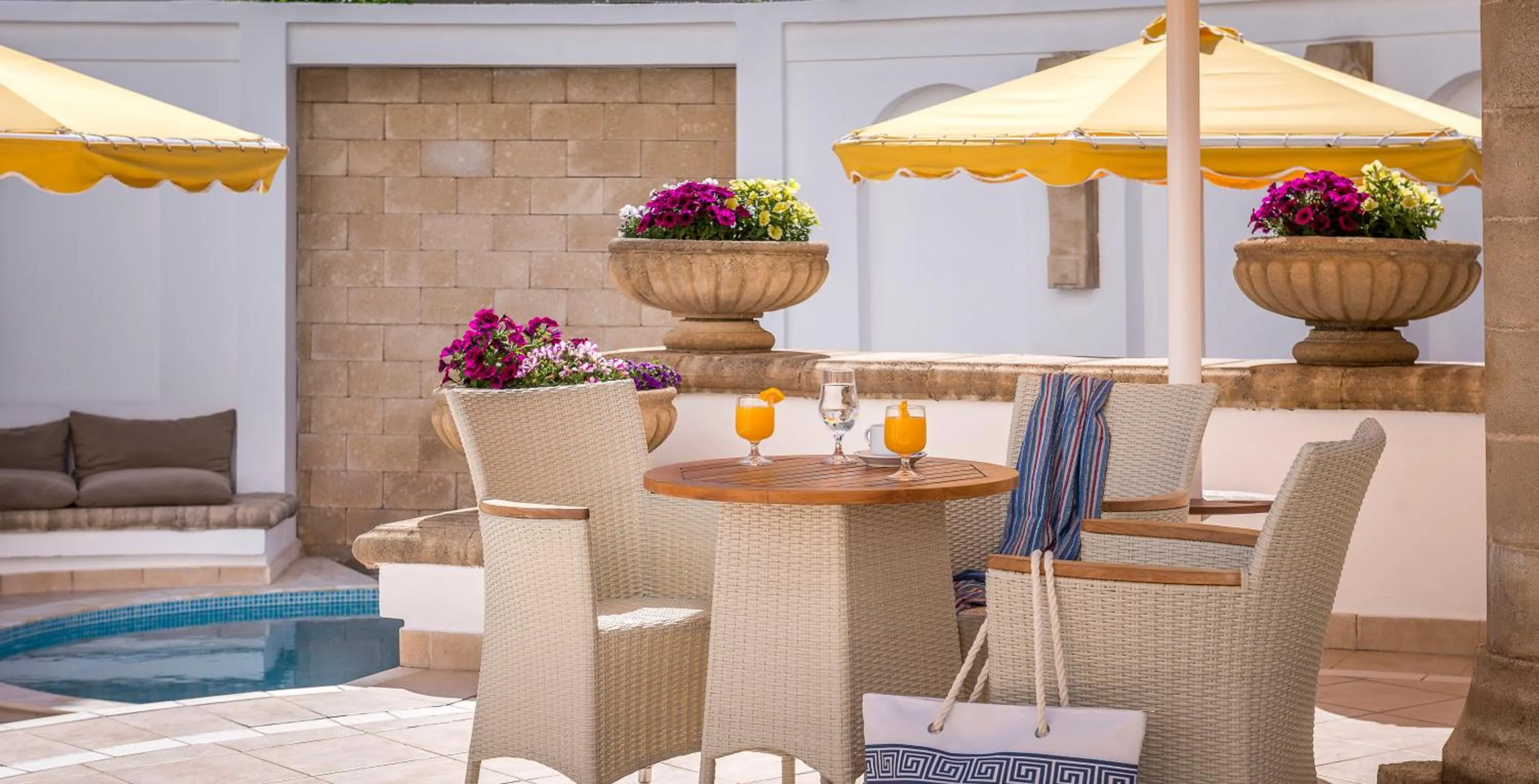 Patio in Canvas by Mitsis Petit Palais