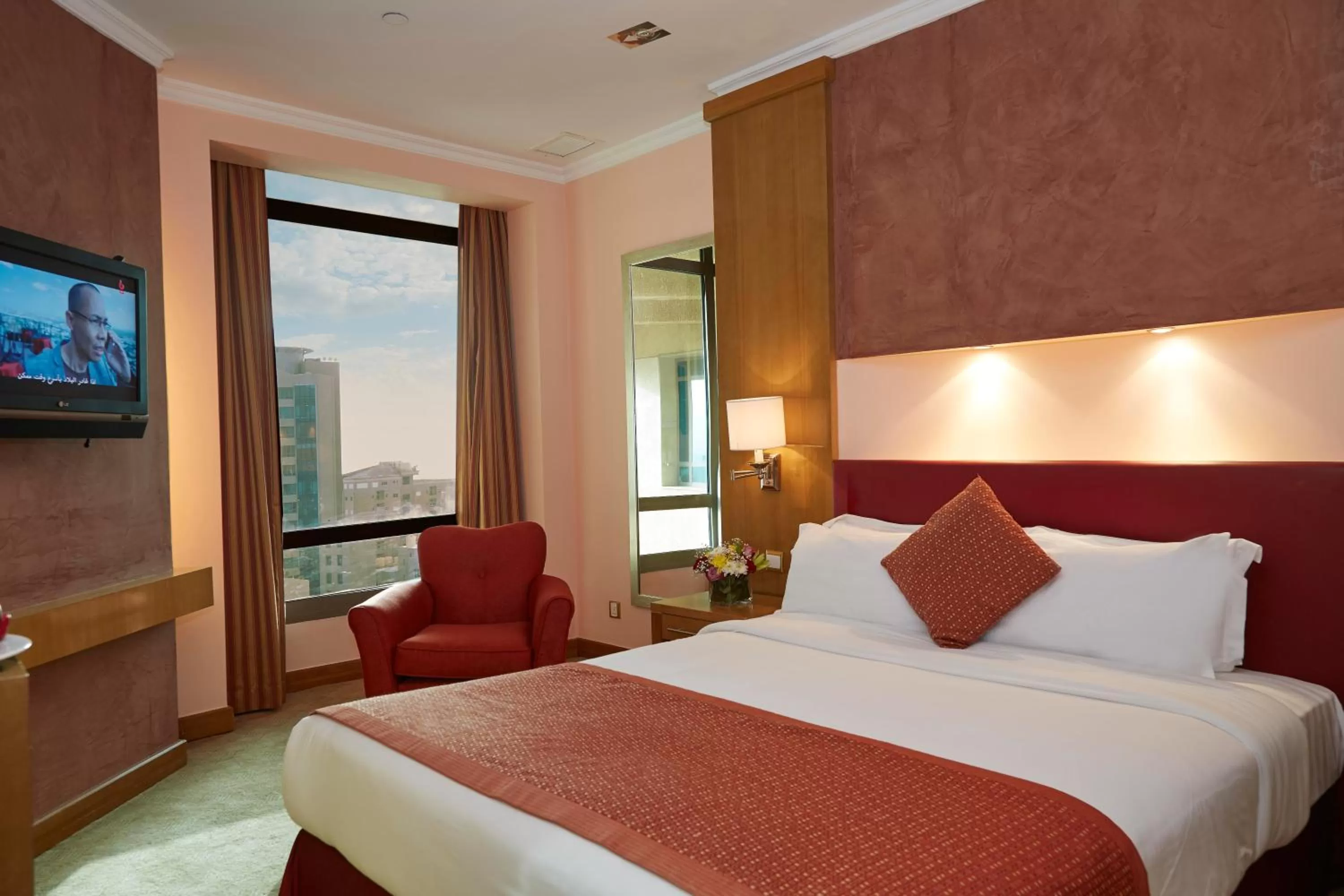 Bed in Kuwait Grand Hotel