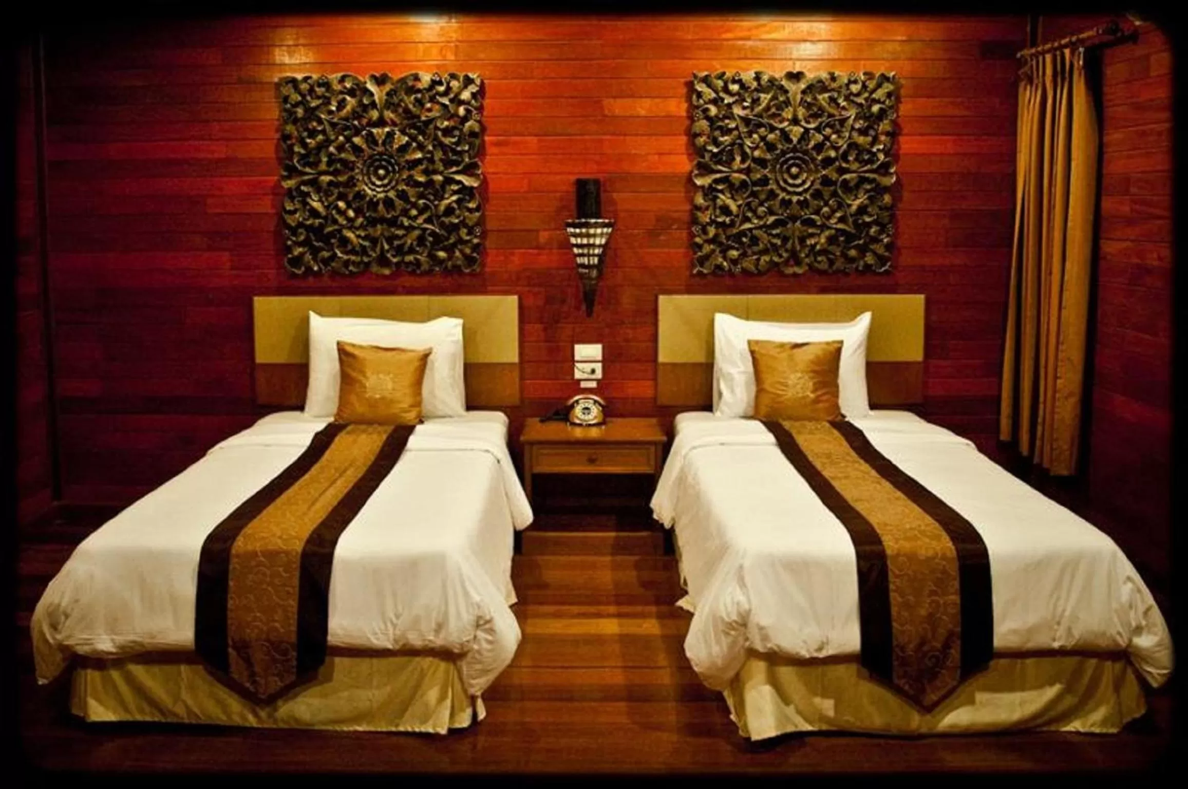 Bed in Ruenkanok Thaihouse Resort