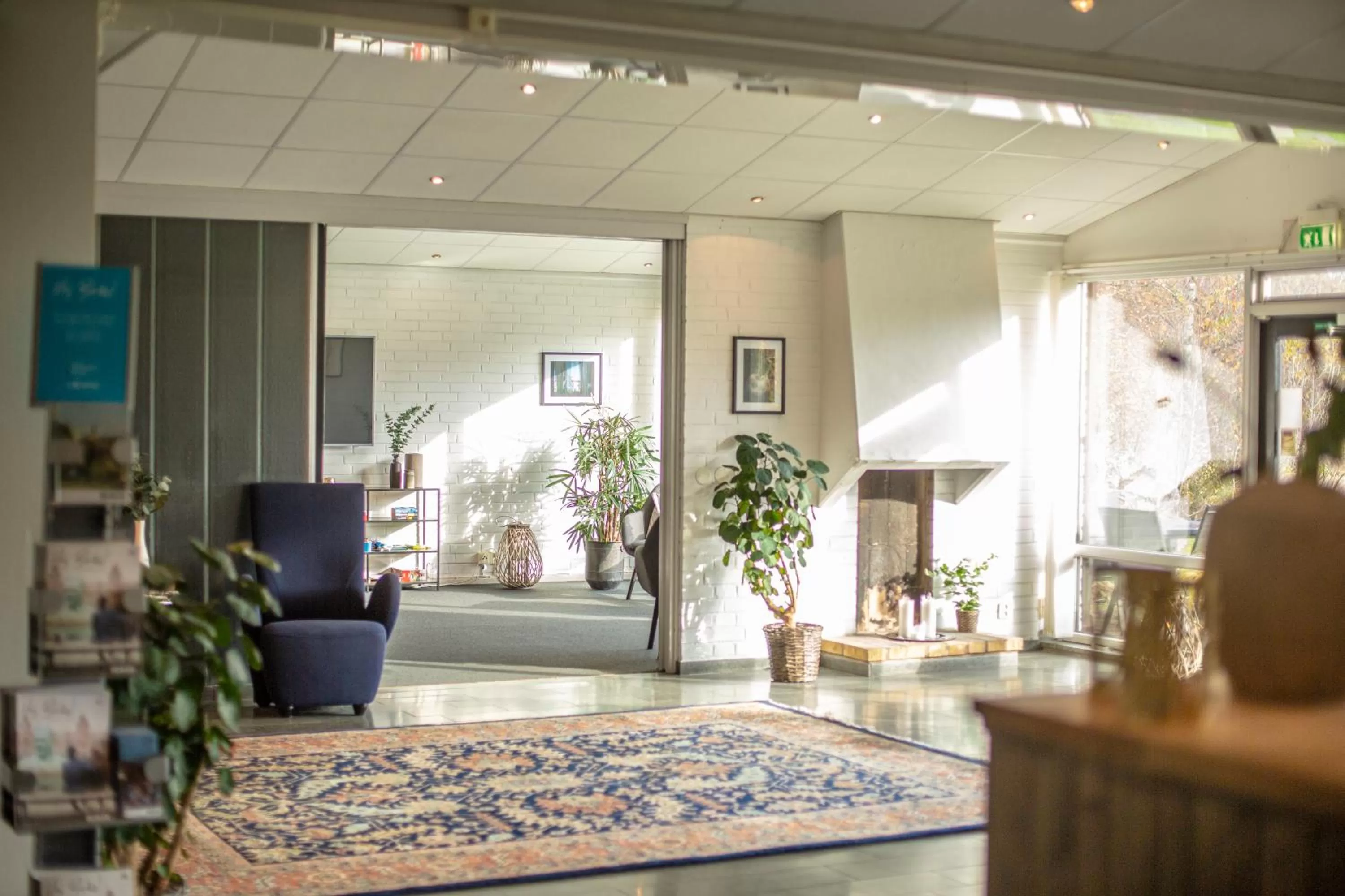 Lobby or reception in Hotell Solhem Park