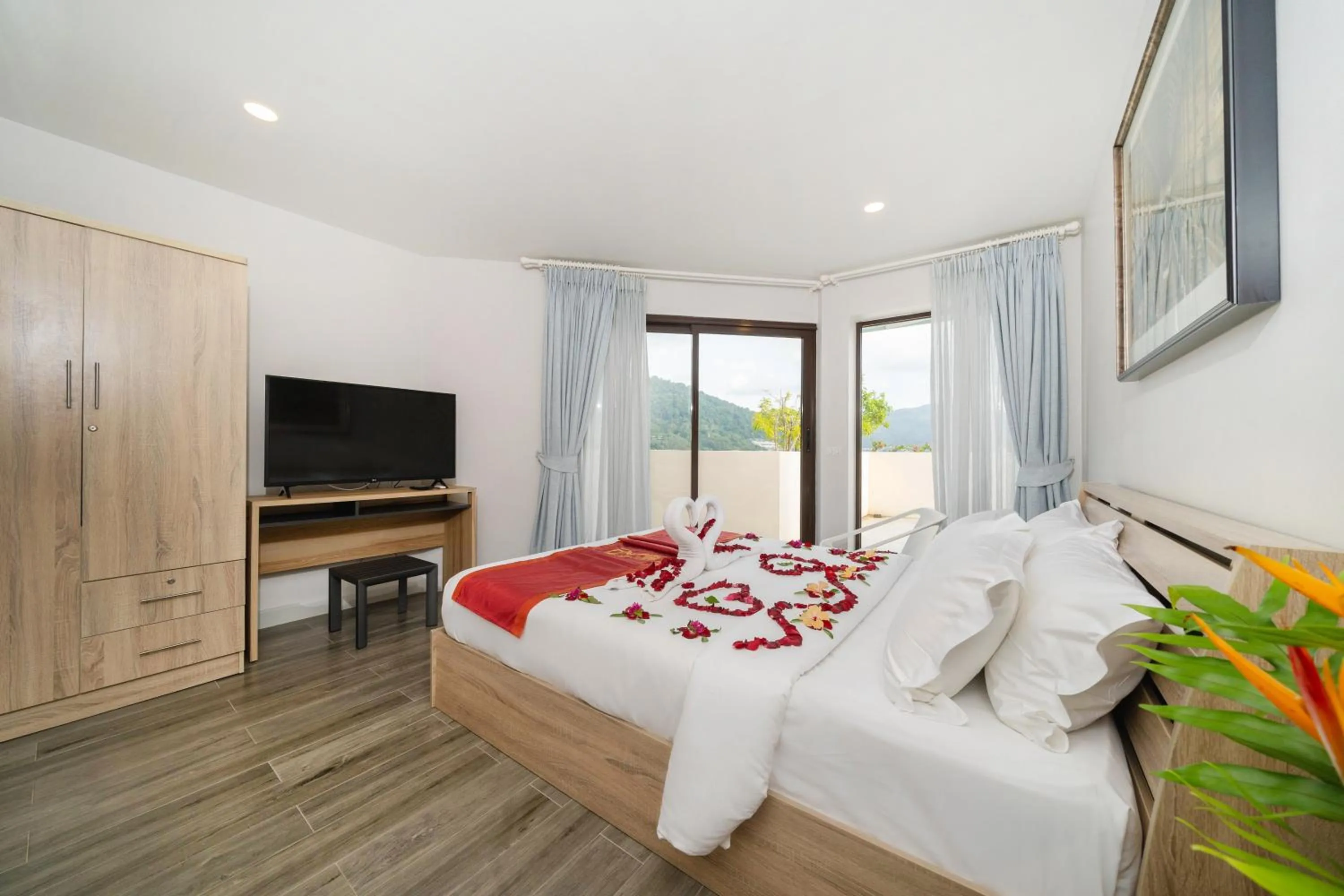 Bedroom, Bed in IndoChine Resort and Villas