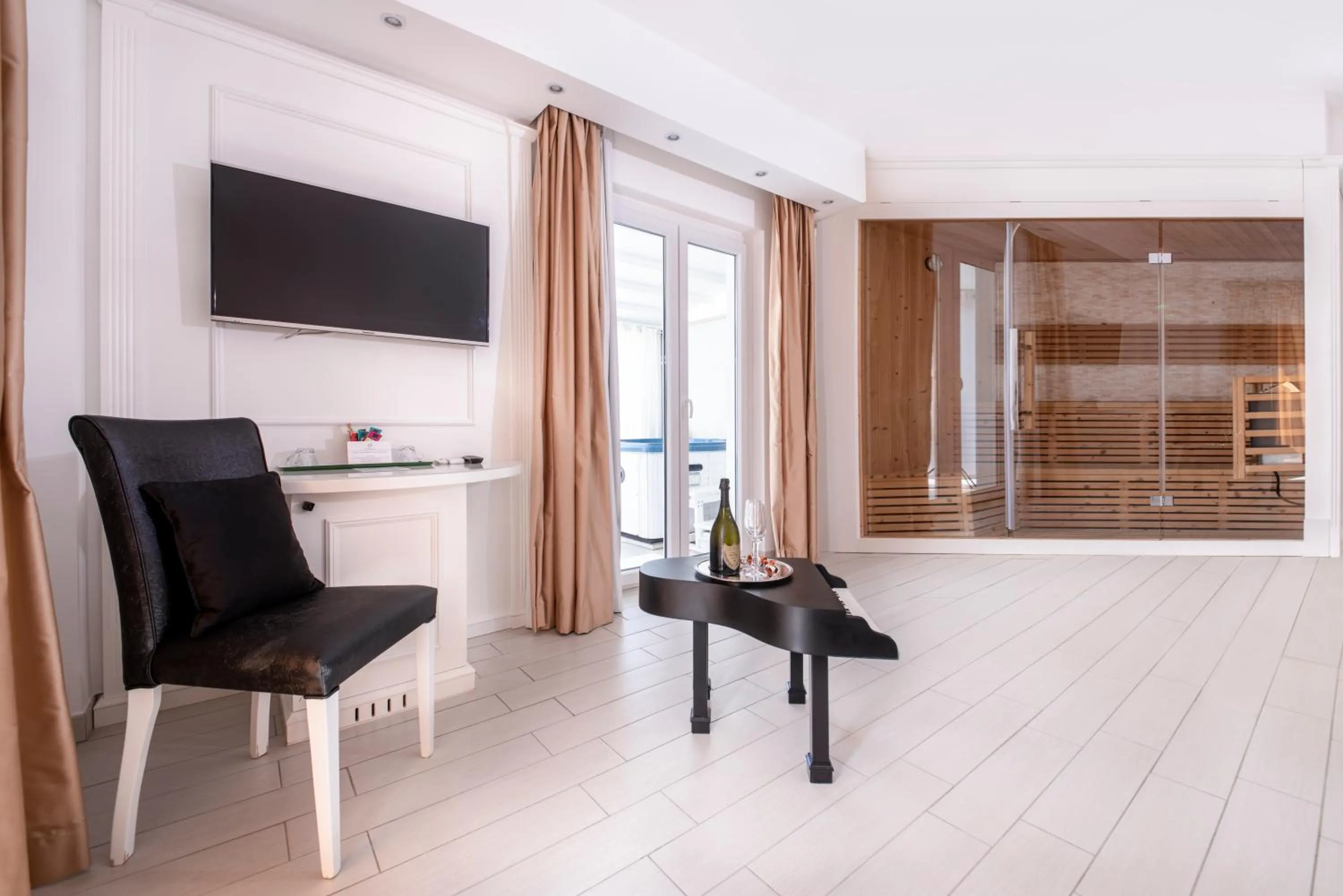 Sauna in Ludwig Boutique Hotel & Spa